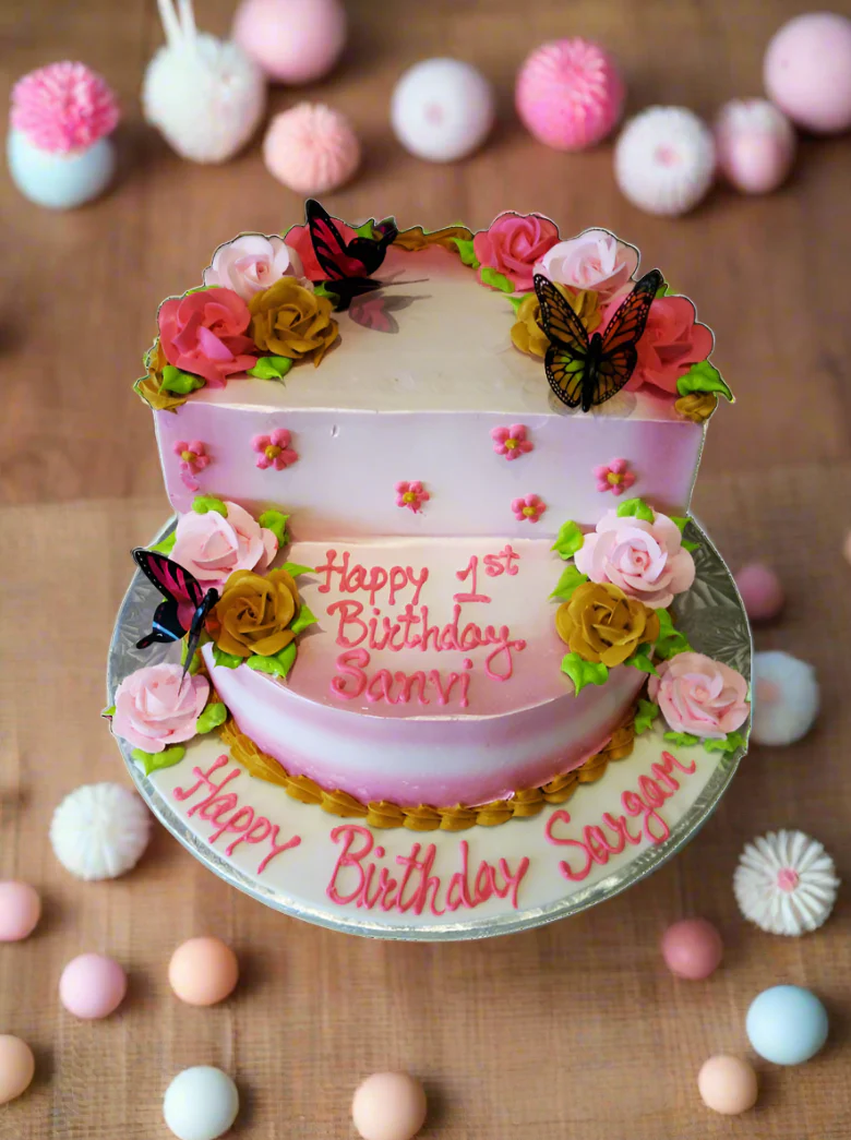 1St Birthday Stage Cake - Image 4