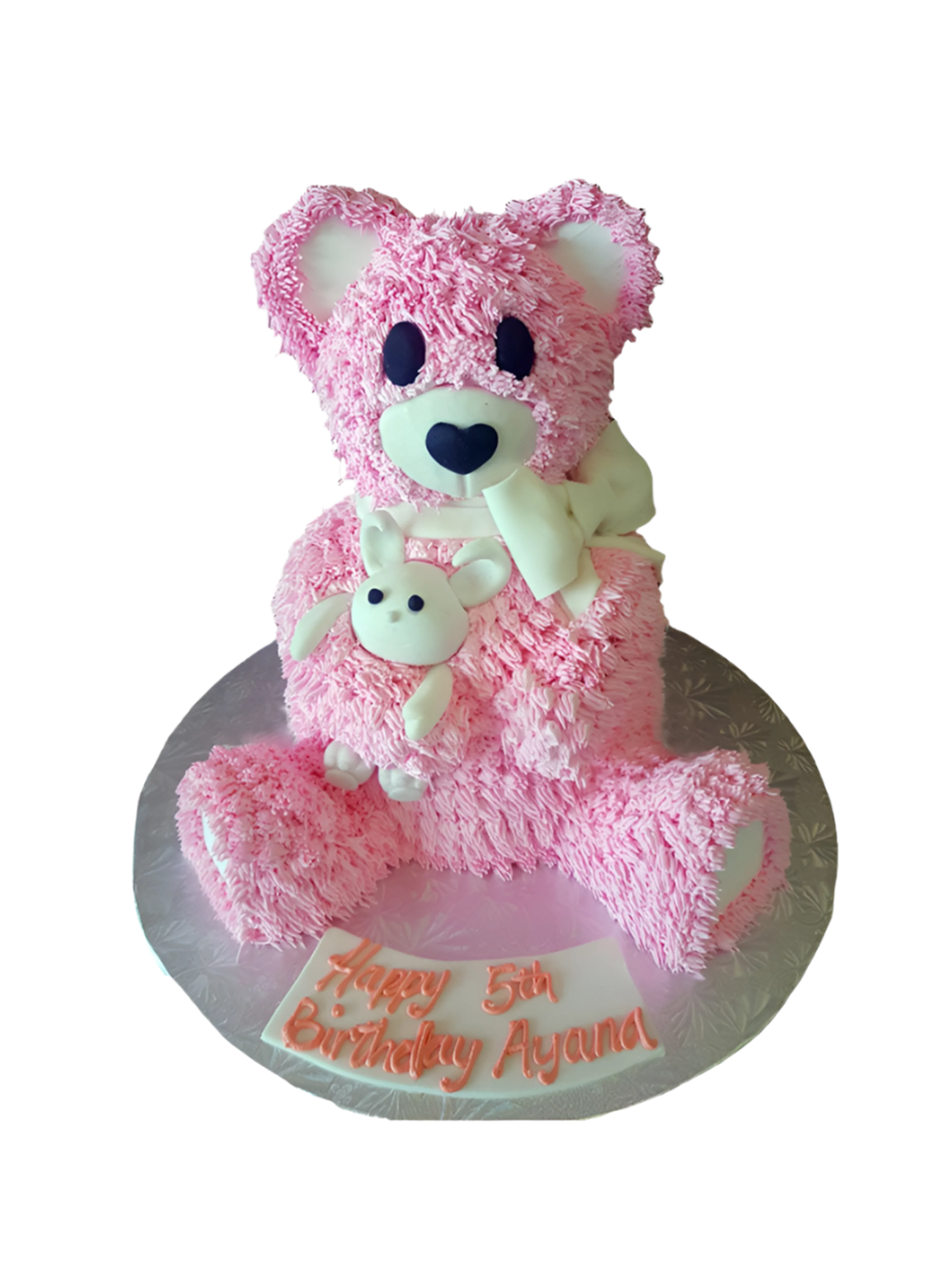 3D Bear Molded Cake