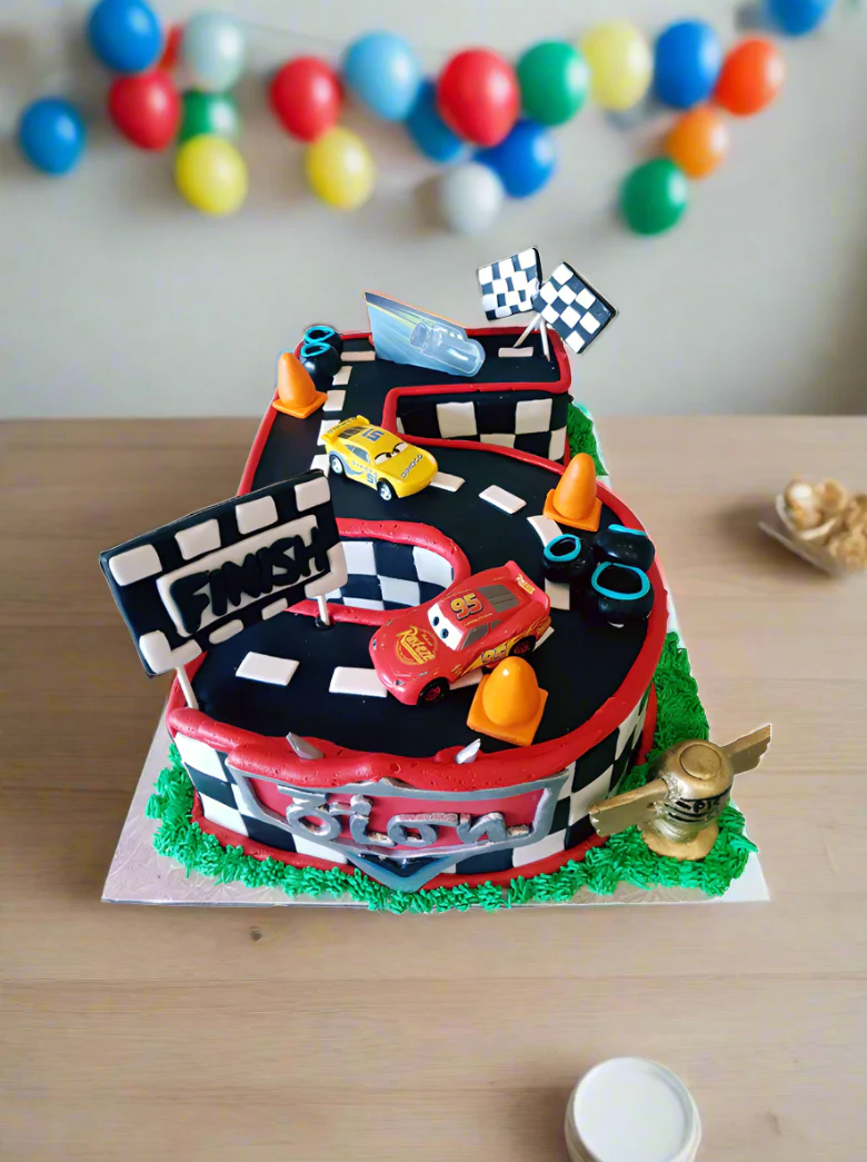 #5 Race Car Adventure Cake - Image 8