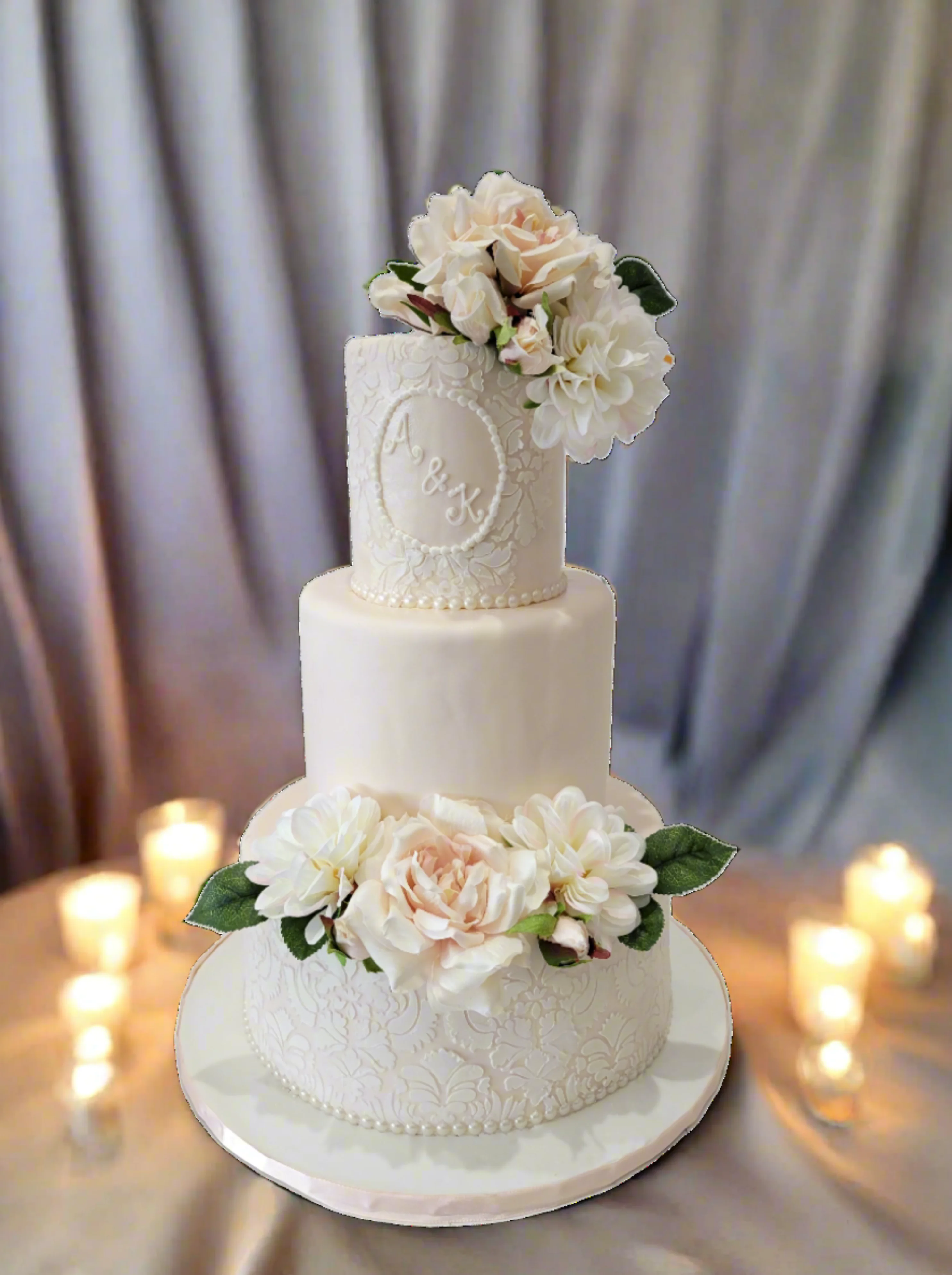 A & K Wedding Cake - Image 2