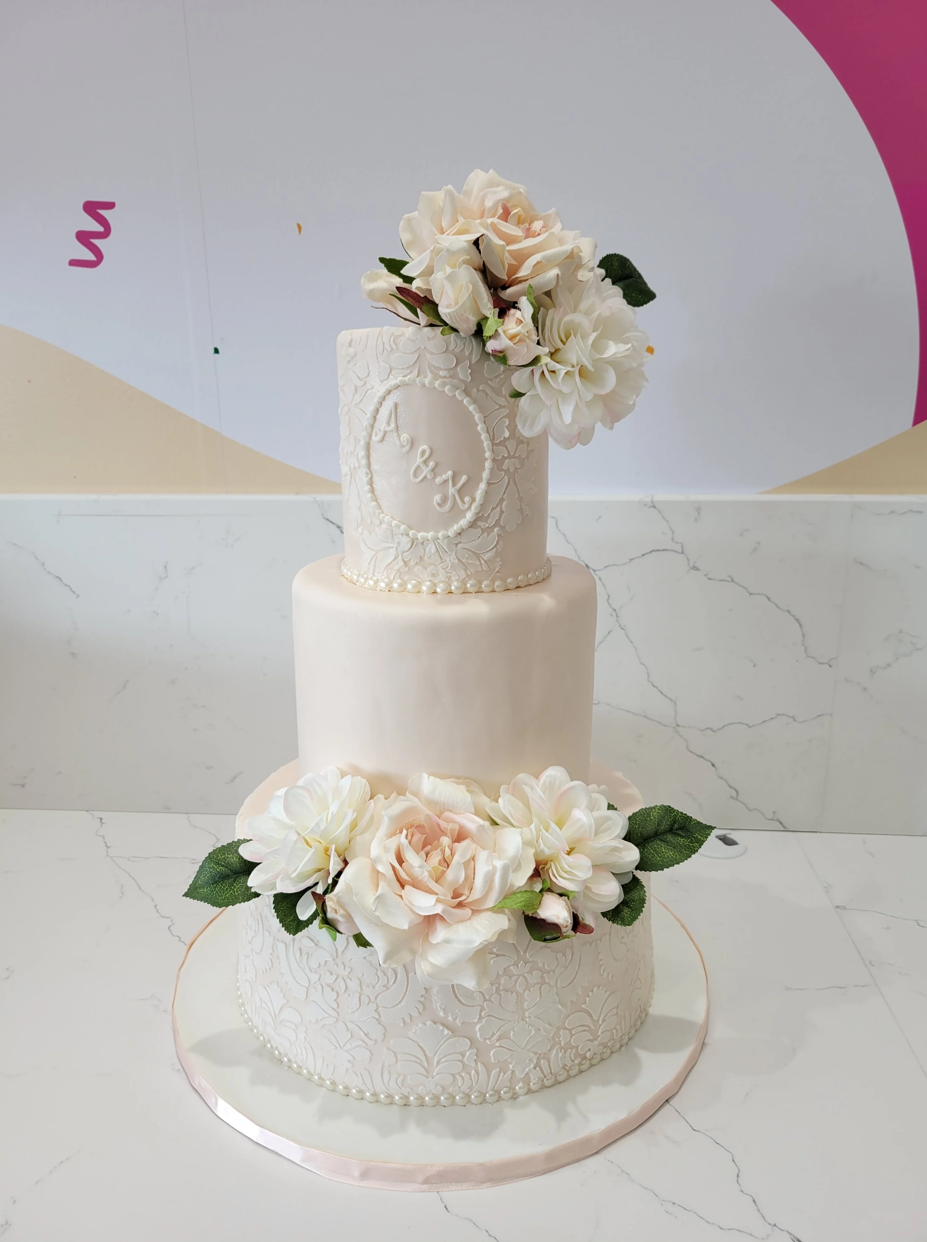 A & K Wedding Cake - Image 5