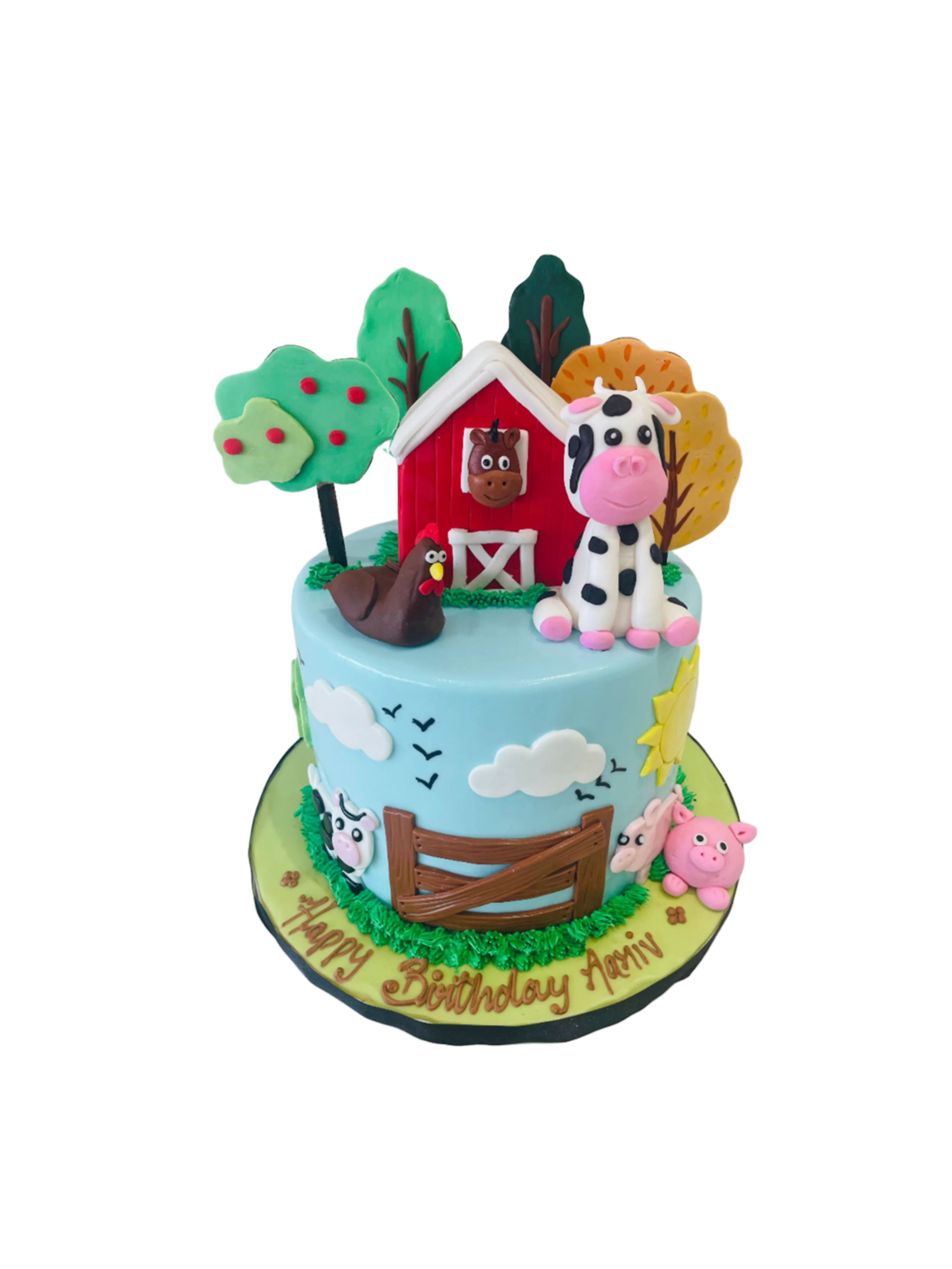 Aariv Animal Fondant Cake