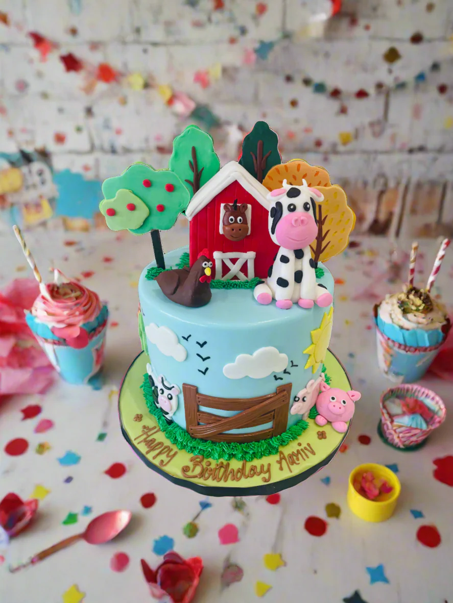Aariv Animal Fondant Cake - Image 2