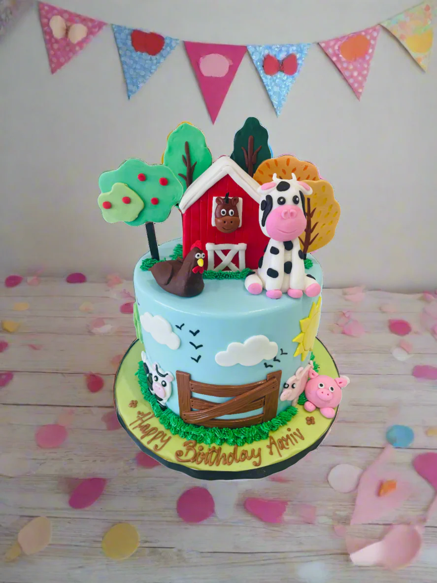 Aariv Animal Fondant Cake - Image 3