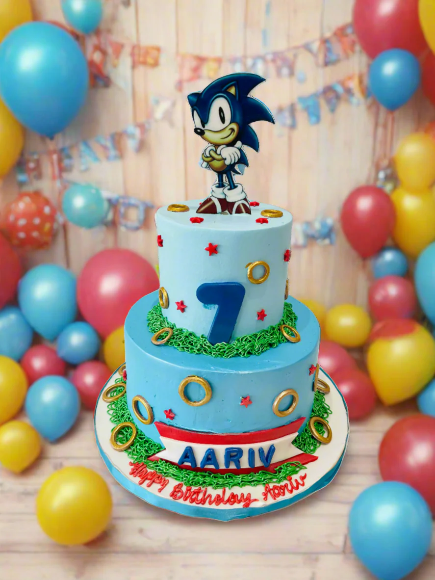 Aariv Sonic Cream Tiered Cake - Image 3