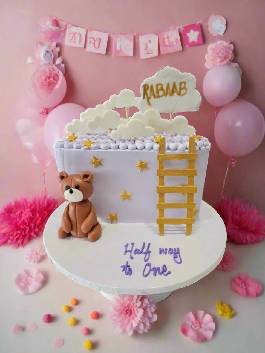 Aarush Half Birthday Cake - Image 2