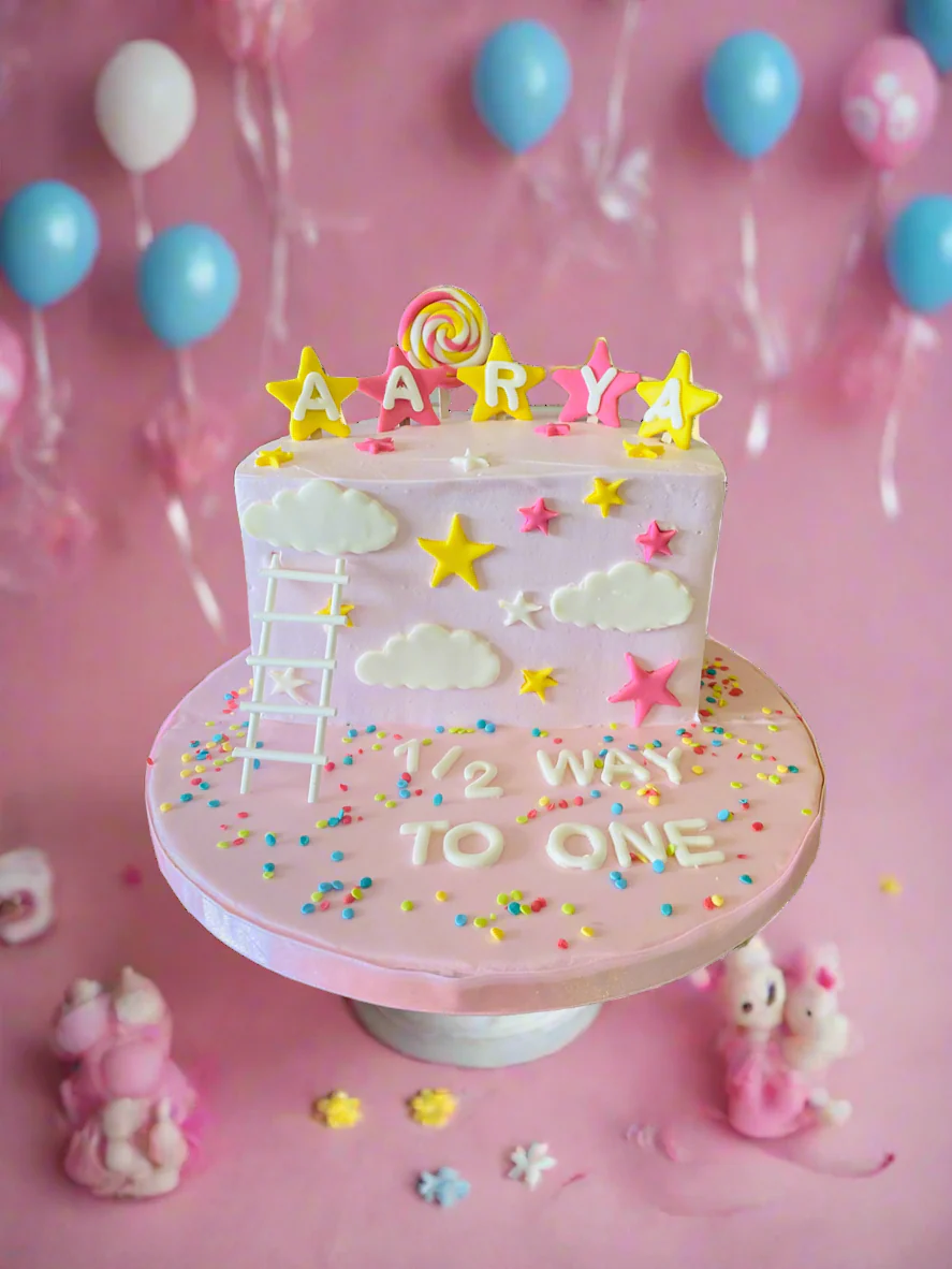 Aarya Half Birthday Cake - Image 2
