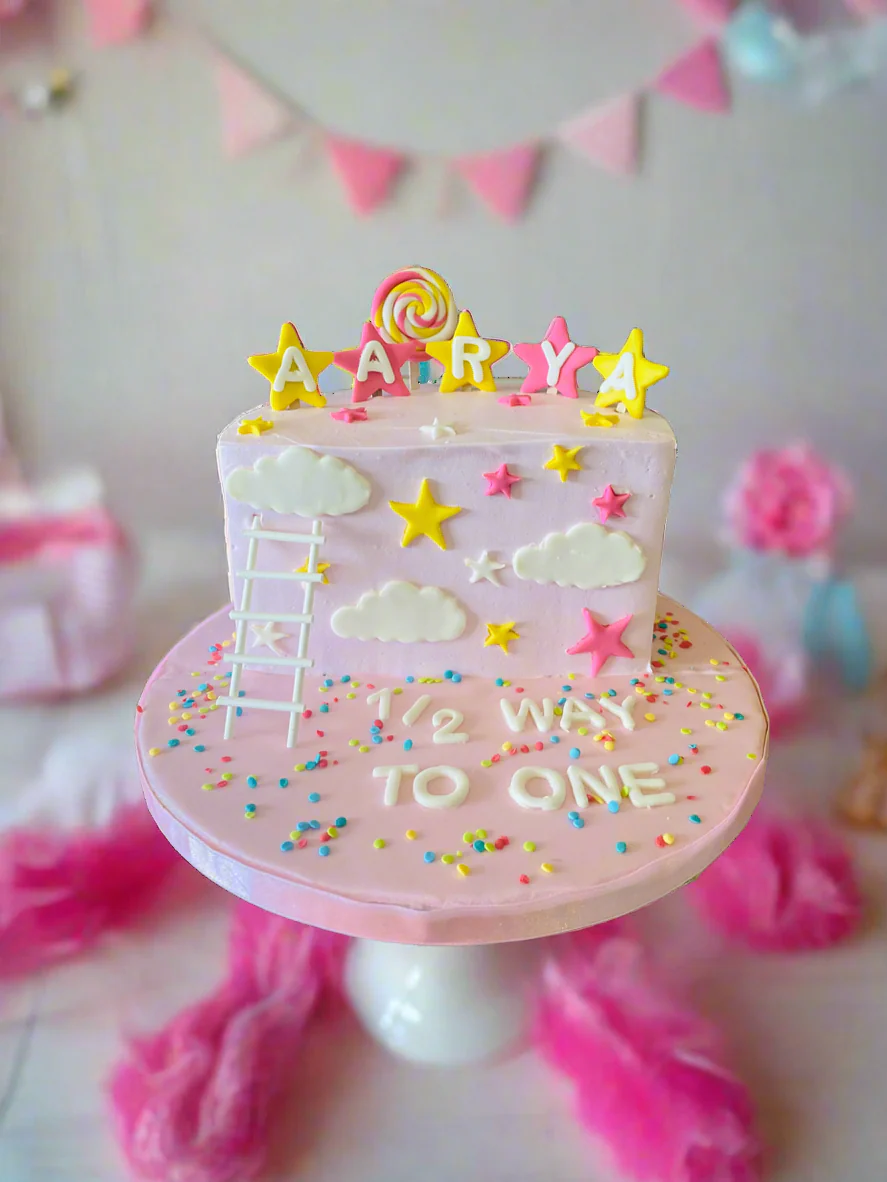 Aarya Half Birthday Cake - Image 3