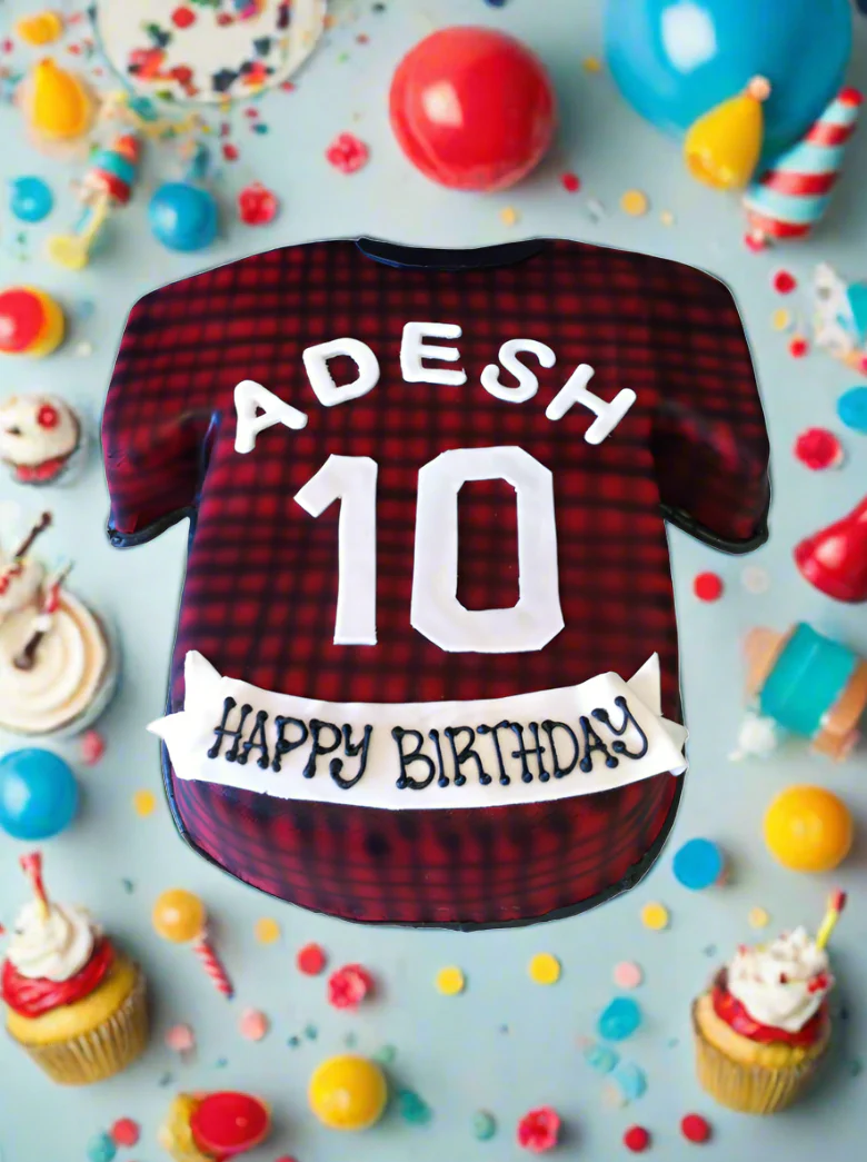 Adesh Jersey Molded Cake - Image 2