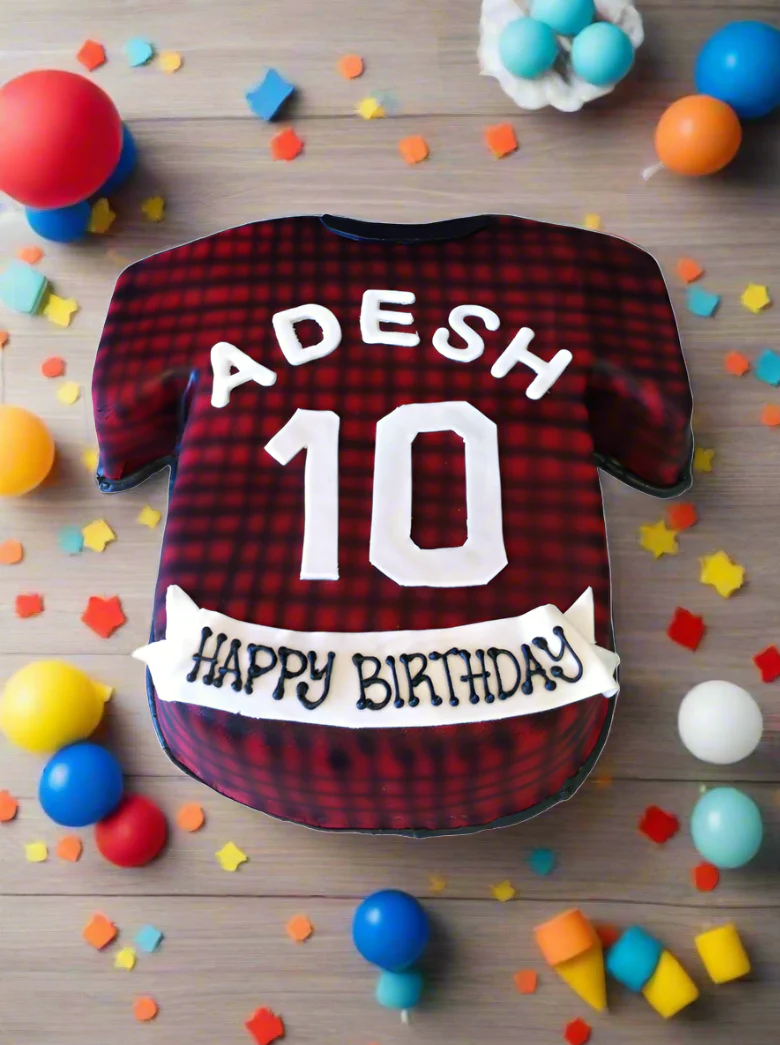 Adesh Jersey Molded Cake - Image 3