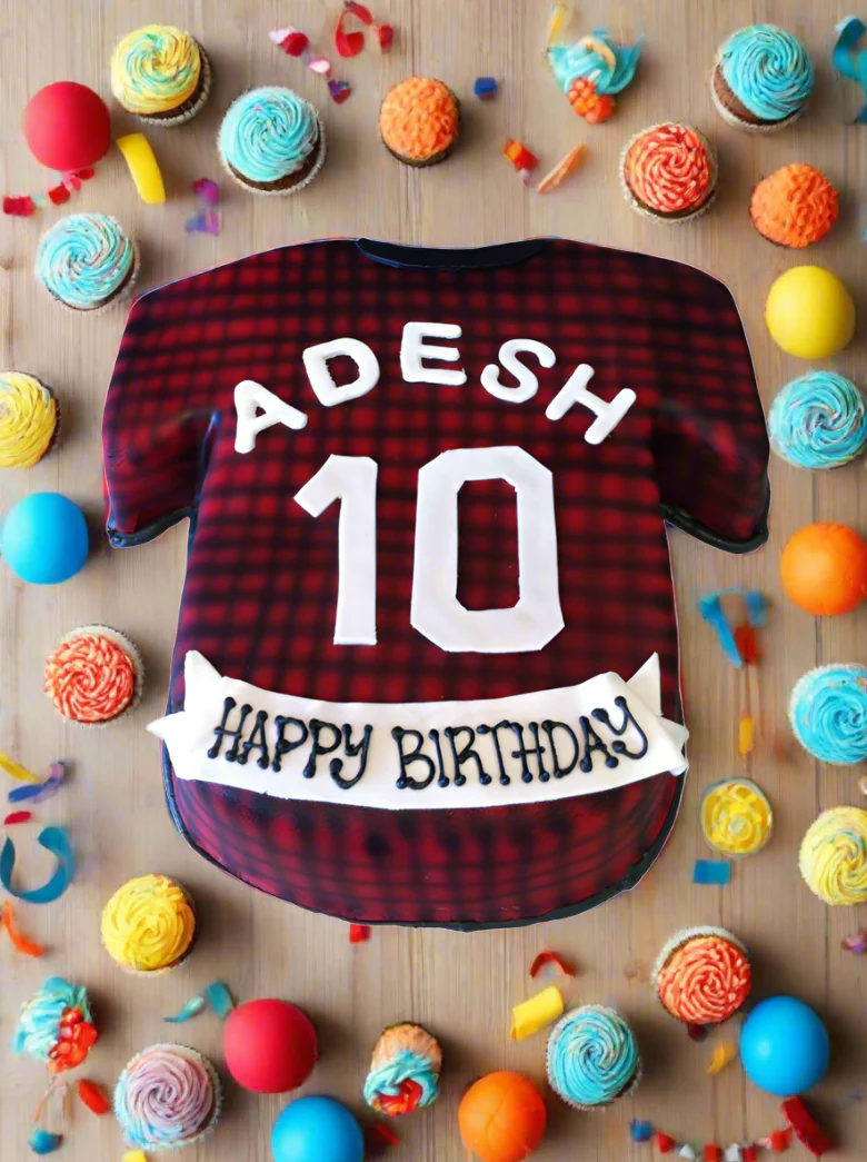 Adesh Jersey Molded Cake - Image 4