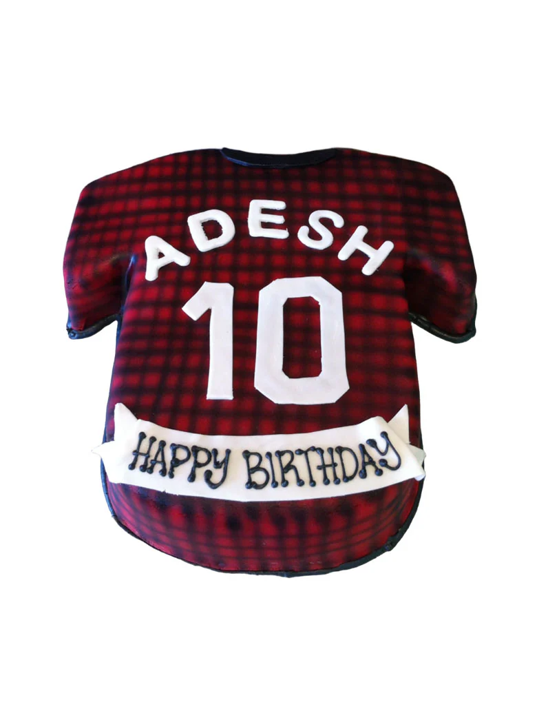 Adesh Jersey Molded Cake - Image 6