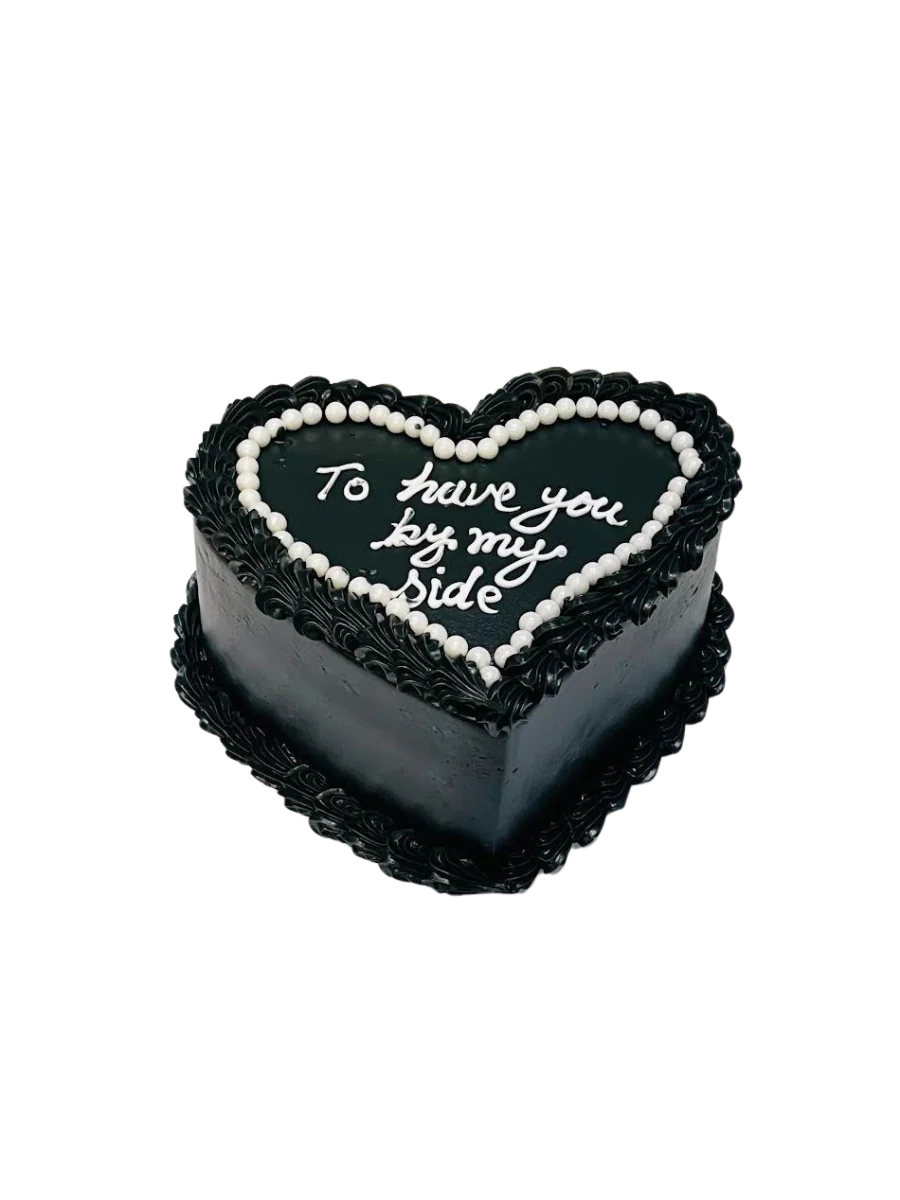 Aisha Heart Birthday Cake