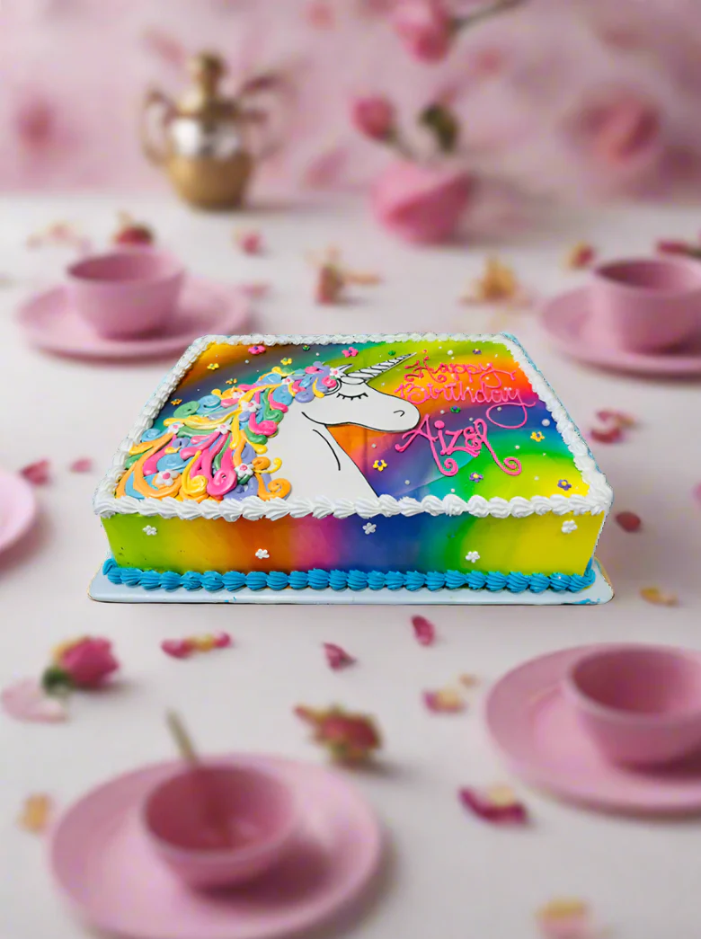 Aizel Unicorn Cream Cake - Image 3
