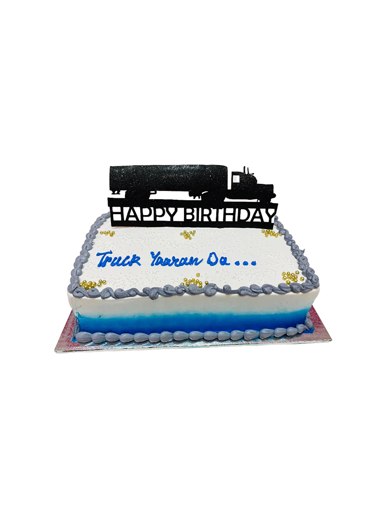 Akash Truck Birthday Cake
