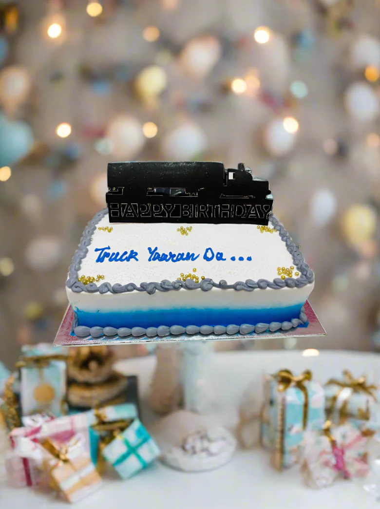 Akash Truck Birthday Cake - Image 2