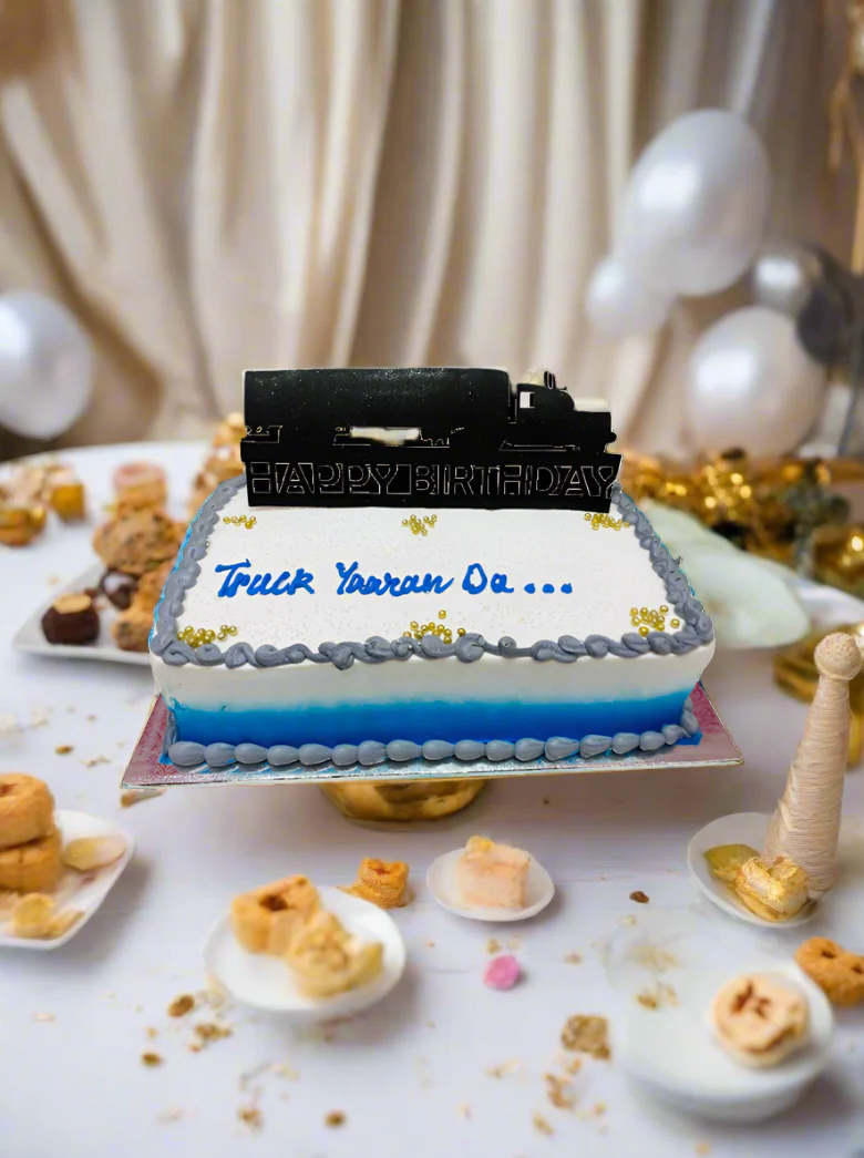 Akash Truck Birthday Cake - Image 3
