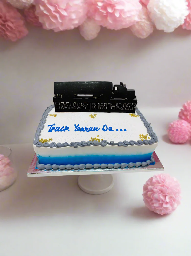 Akash Truck Birthday Cake - Image 4