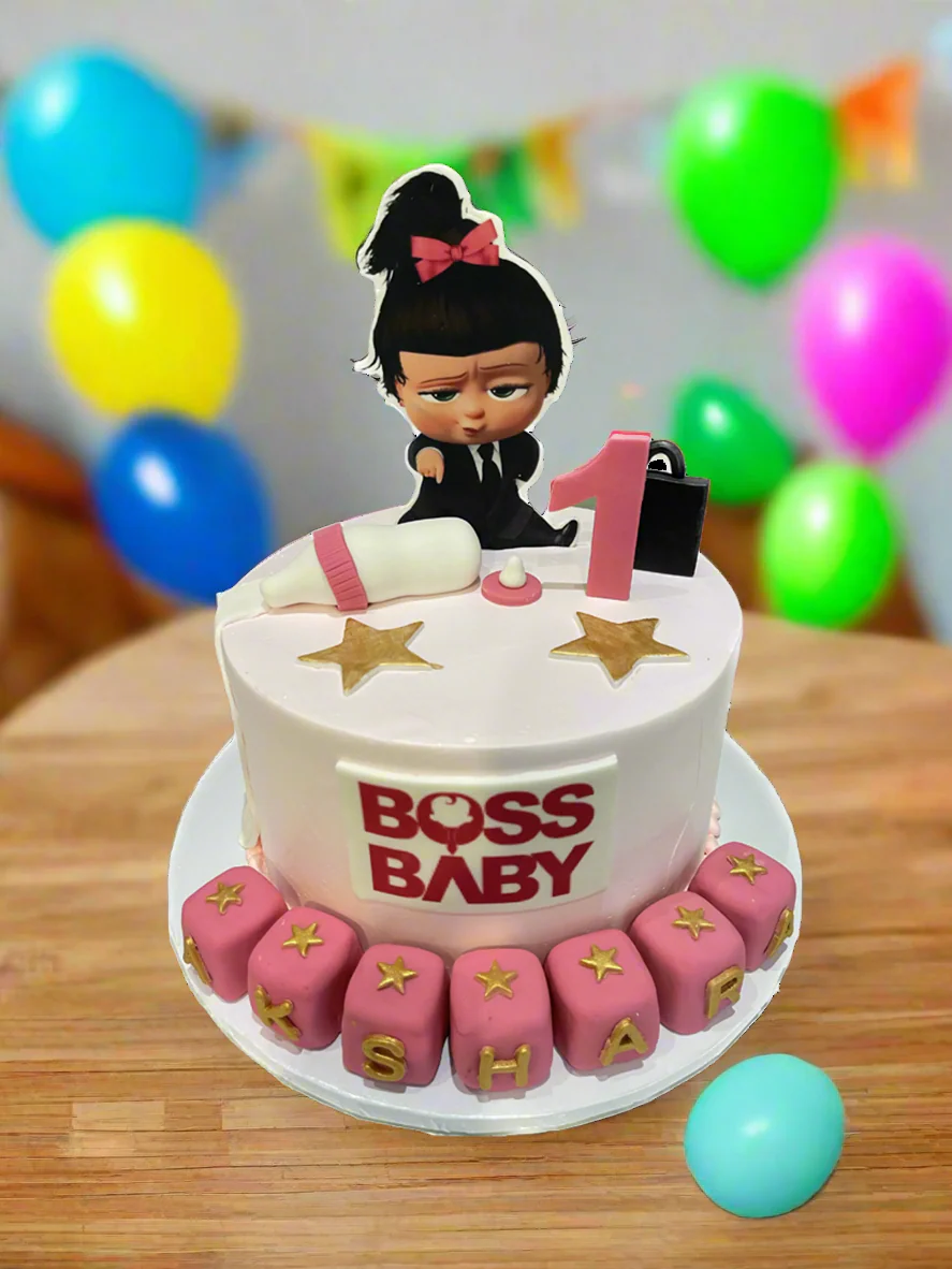 Akshara Boss Baby Girl Cake - Image 2