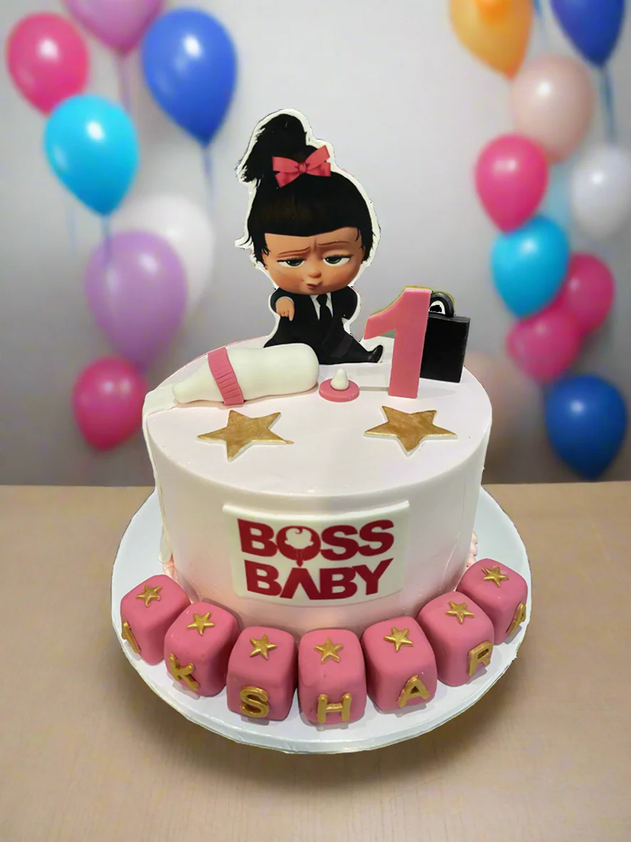 Akshara Boss Baby Girl Cake - Image 3