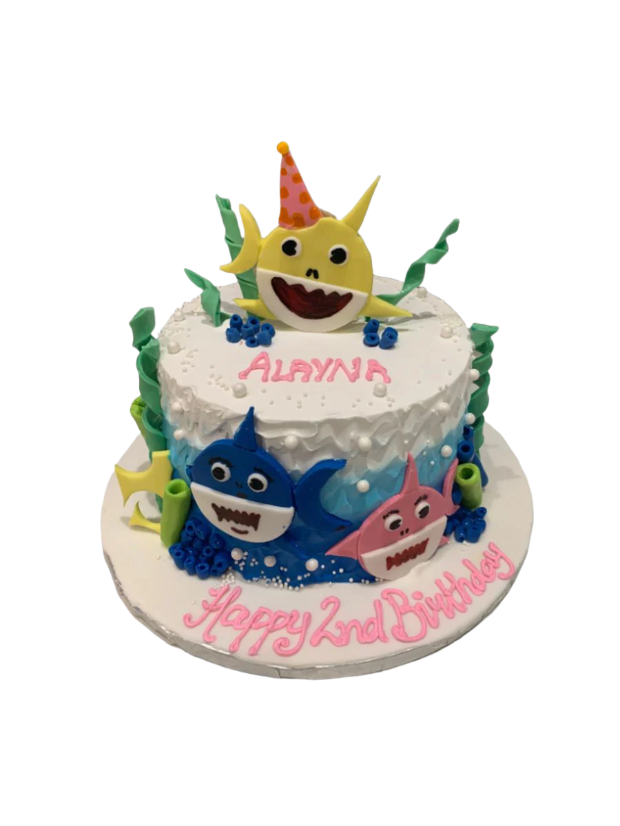 Alayna Baby Shark Birthday Cake