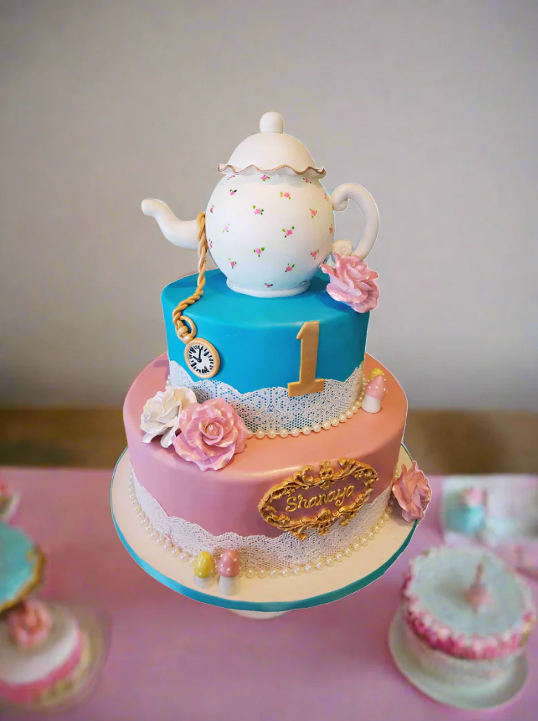 Alice In Wonderland Birthday Cake - Image 6