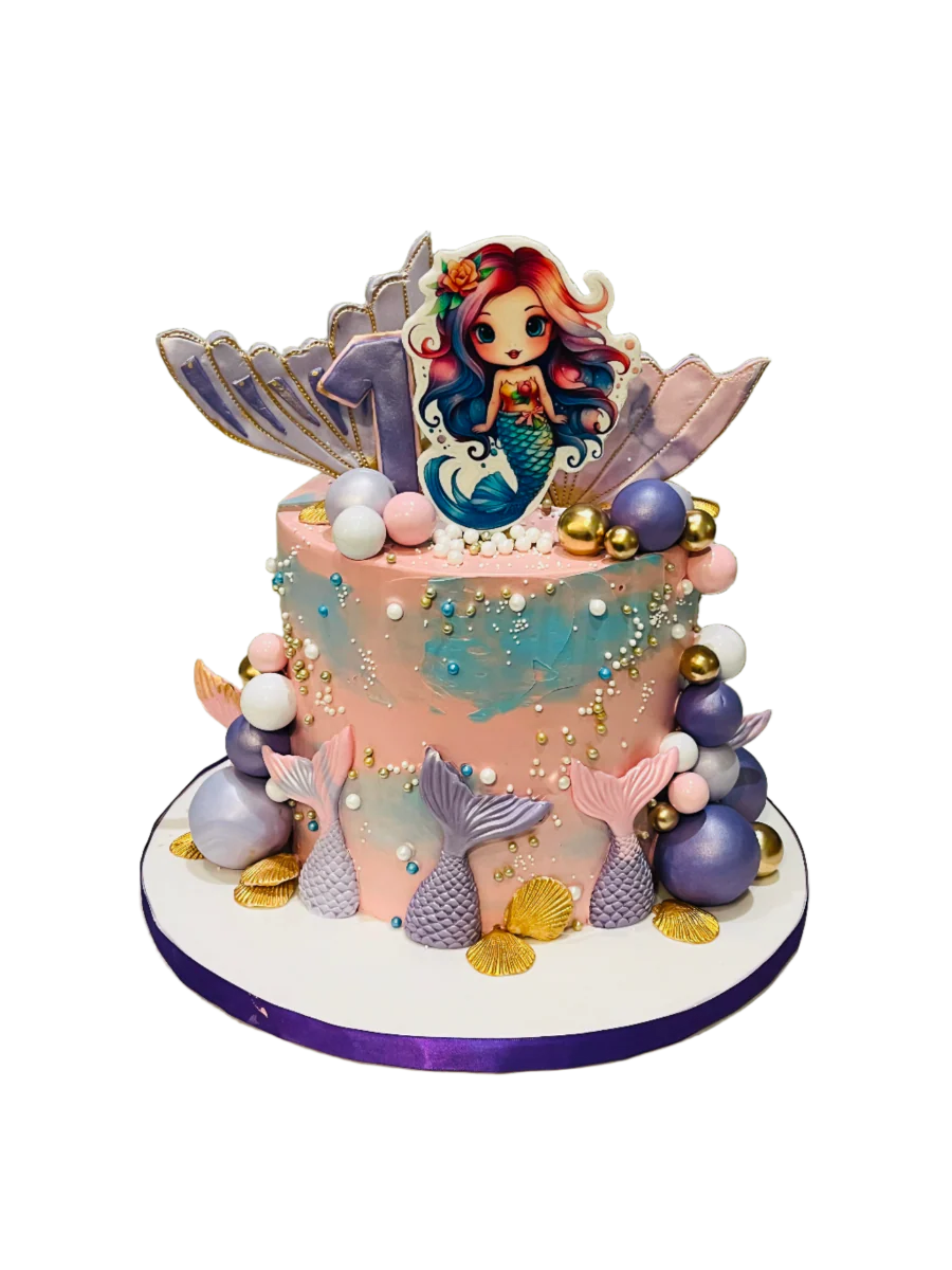 Alice Mermaid Cream Cake