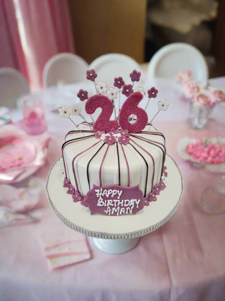 Aman Birthday Fondant Cake - Image 2