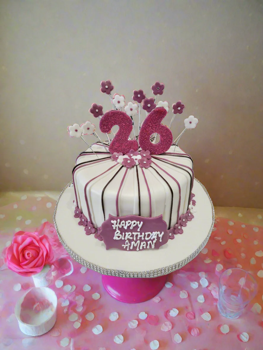 Aman Birthday Fondant Cake - Image 3