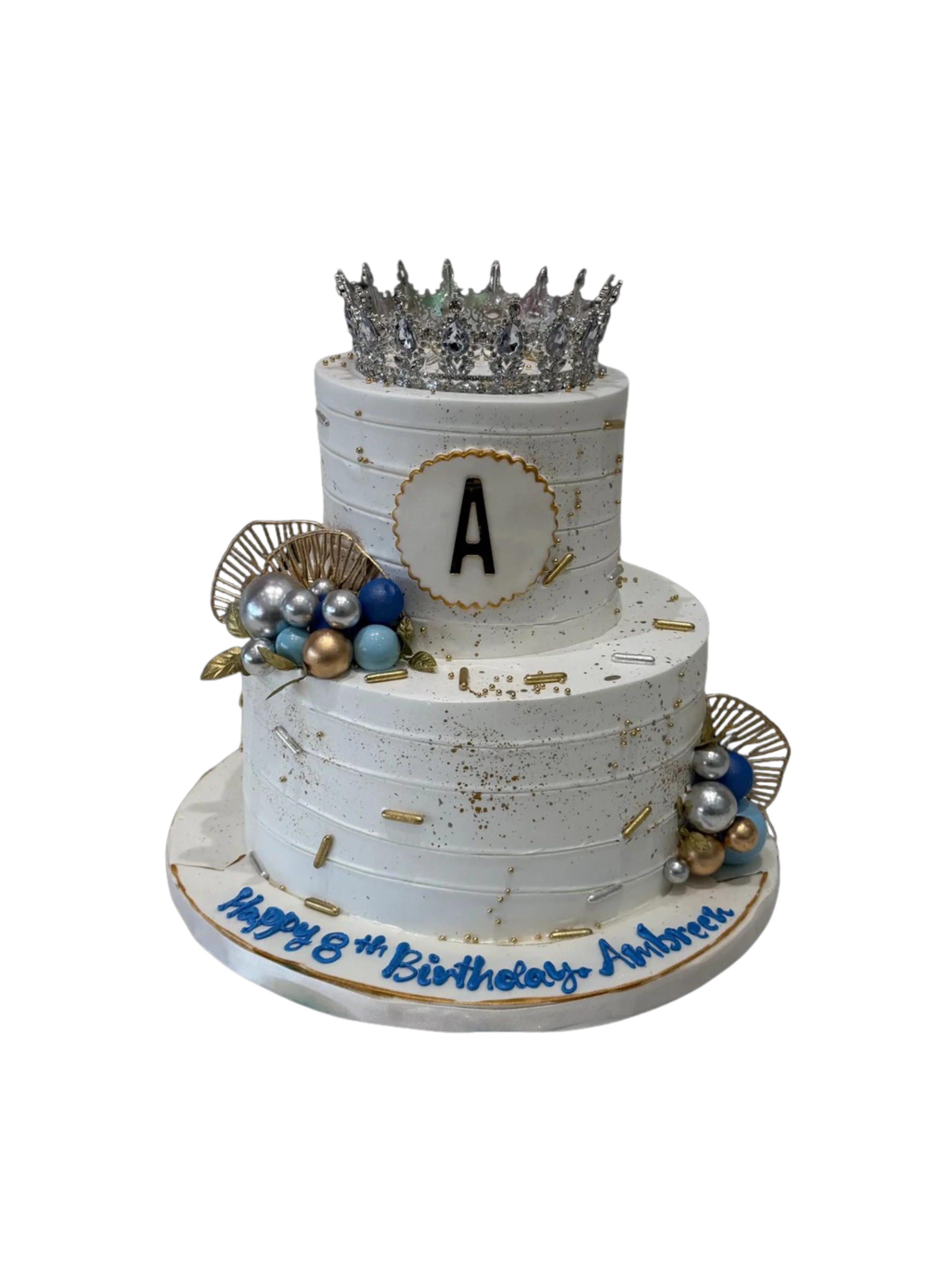 Ambreen's Silver Crown Cream Cake