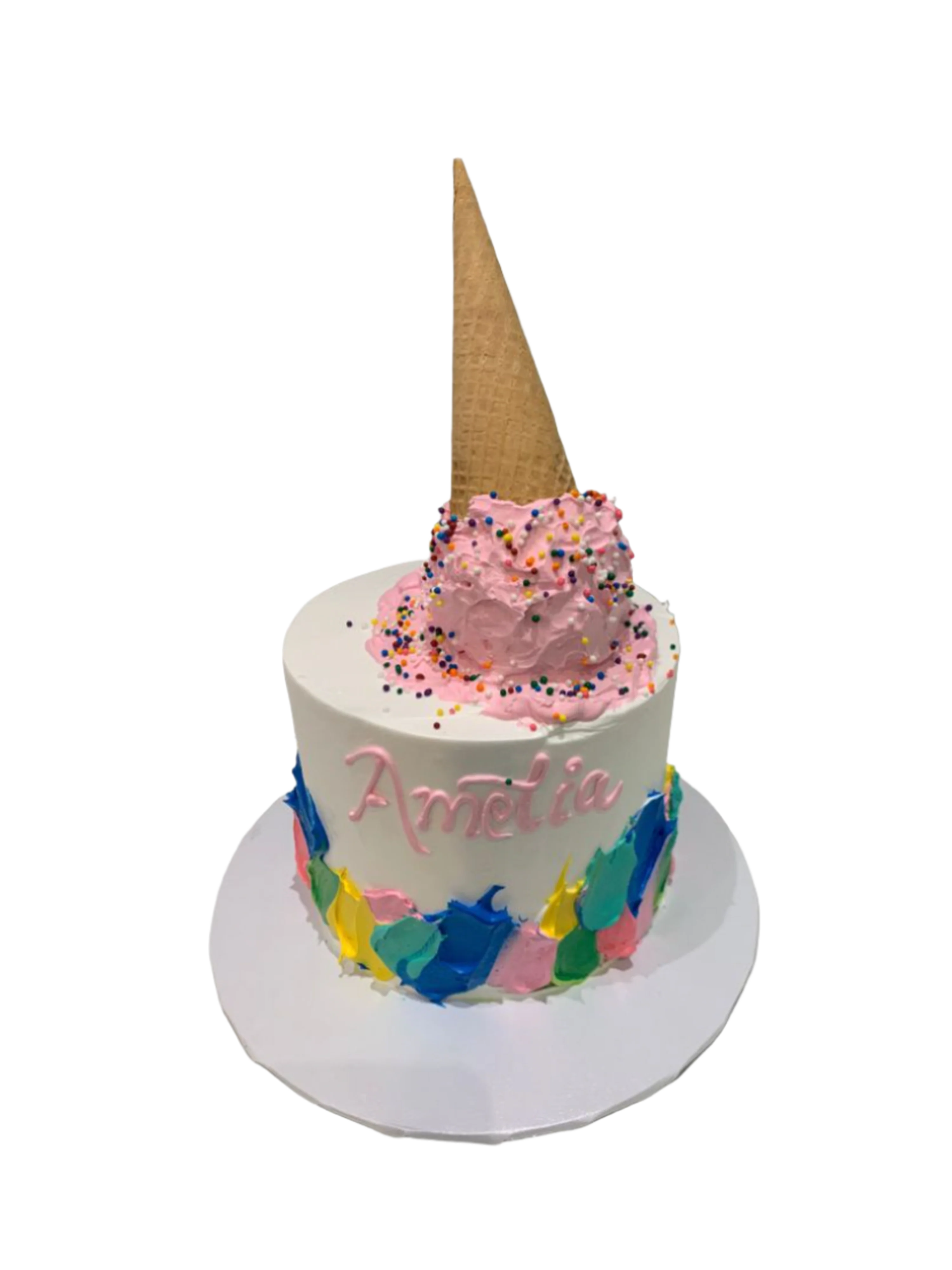 Amelia Ice-Cream Cone Cake
