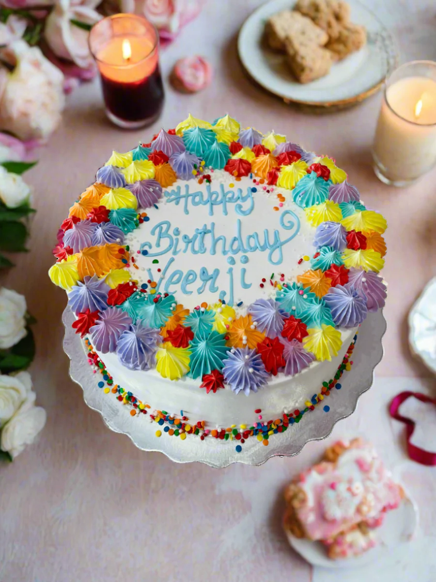 Amelia Rainbow Cake - Image 5