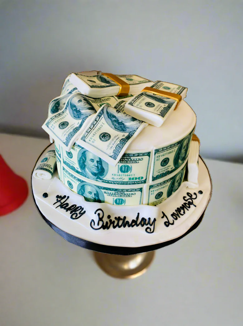 American Dollar Fondant Cake - Image 7