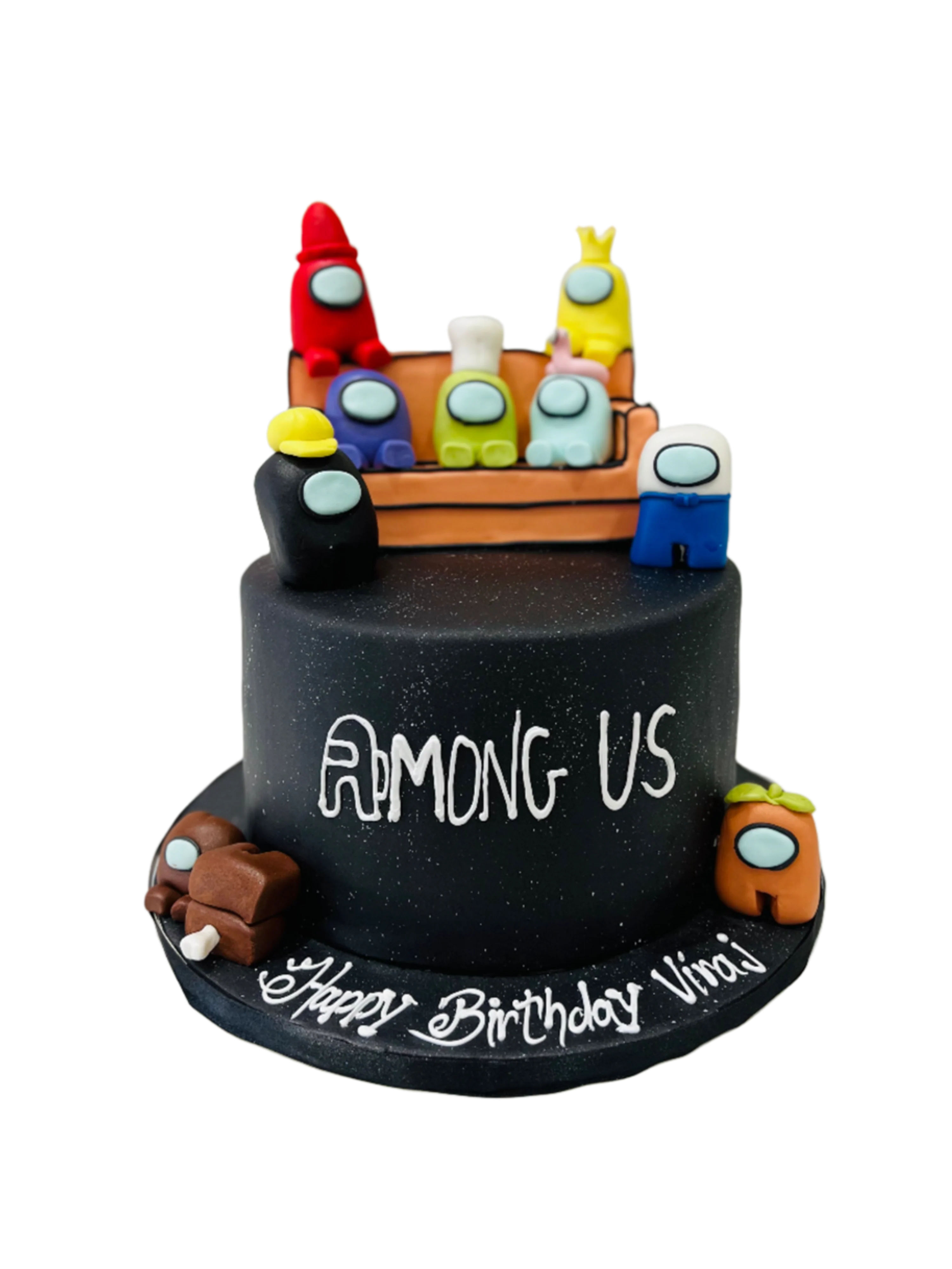 Among Us Fondant Cake
