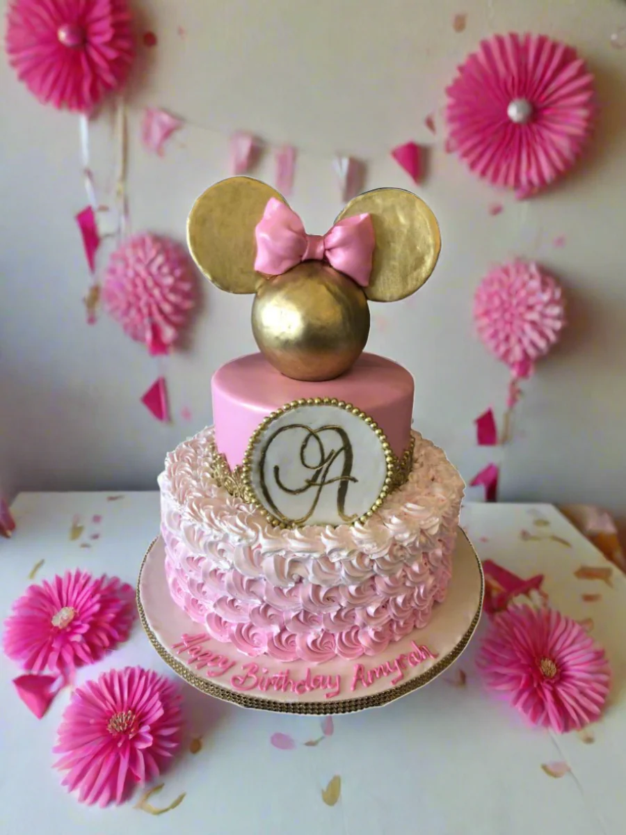 Amyrah Minnie Mouse Cake - Image 3