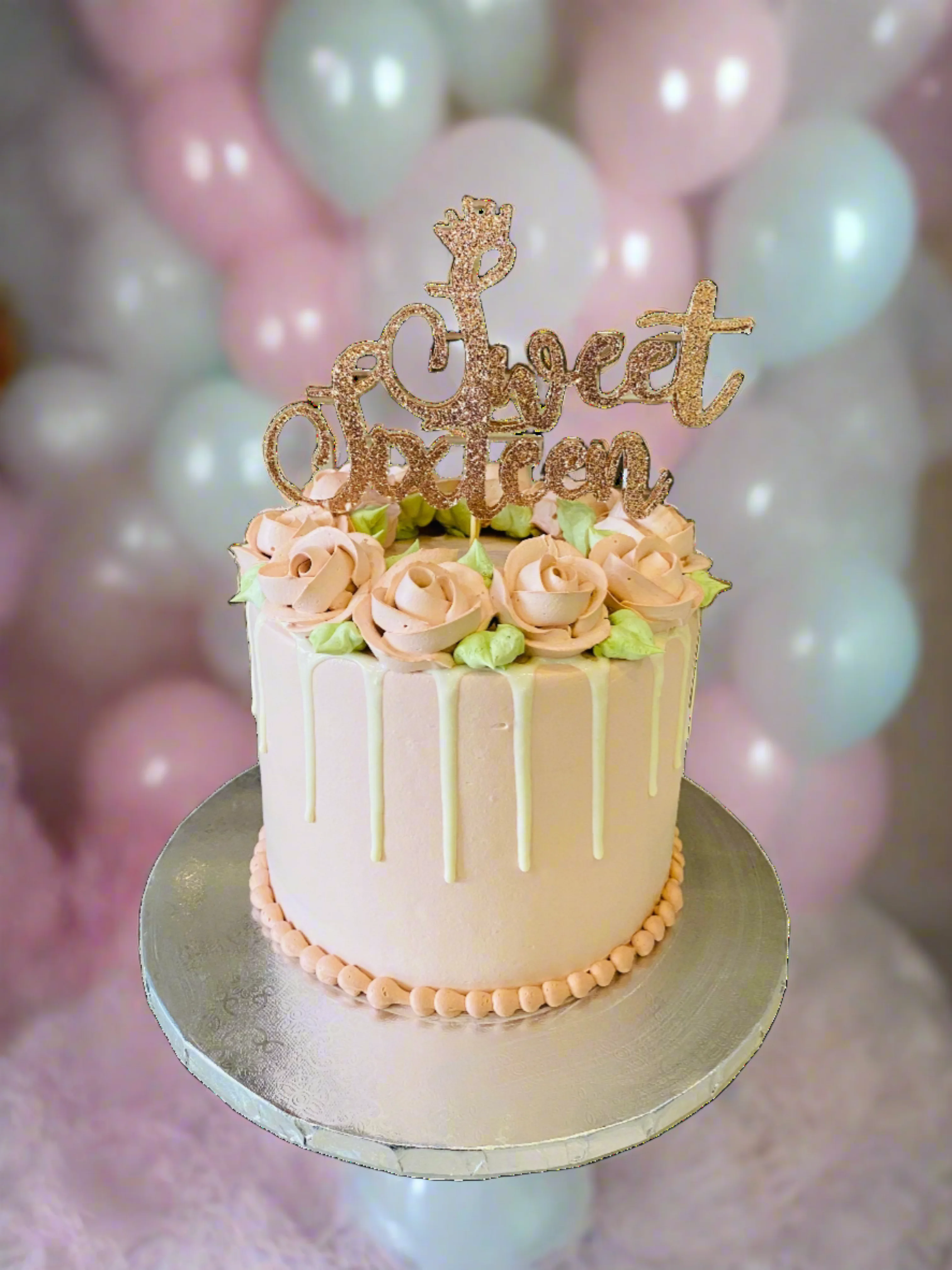 Anamika Sweet Sixteen Cream Cake - Image 2