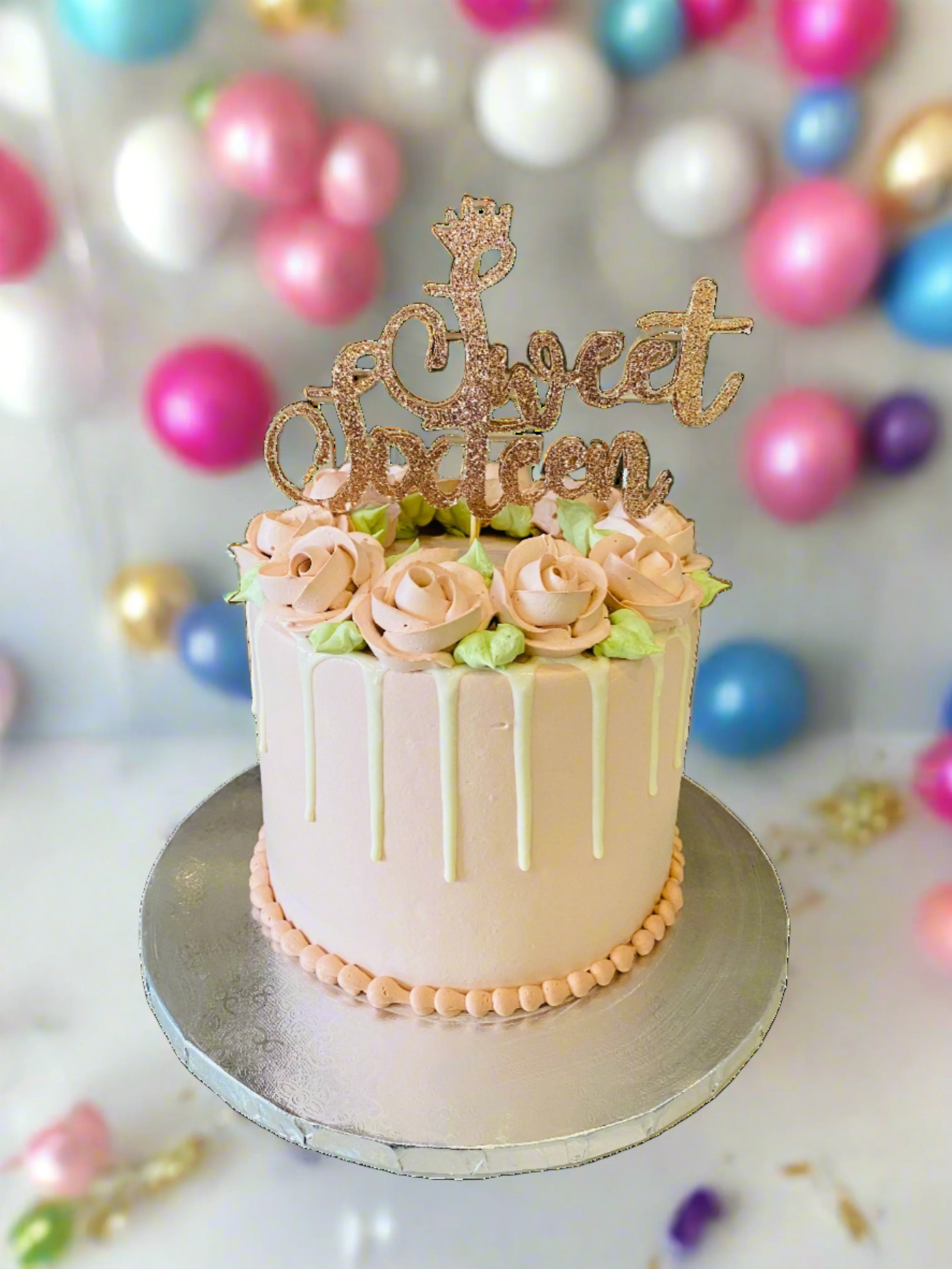 Anamika Sweet Sixteen Cream Cake - Image 4