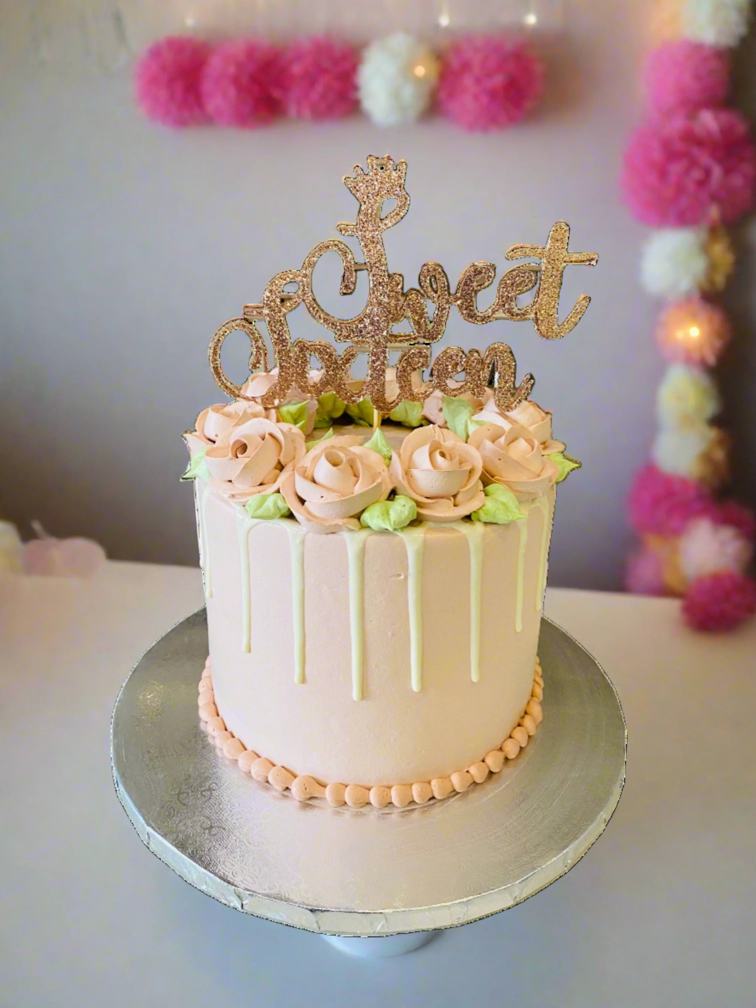 Anamika Sweet Sixteen Cream Cake - Image 5