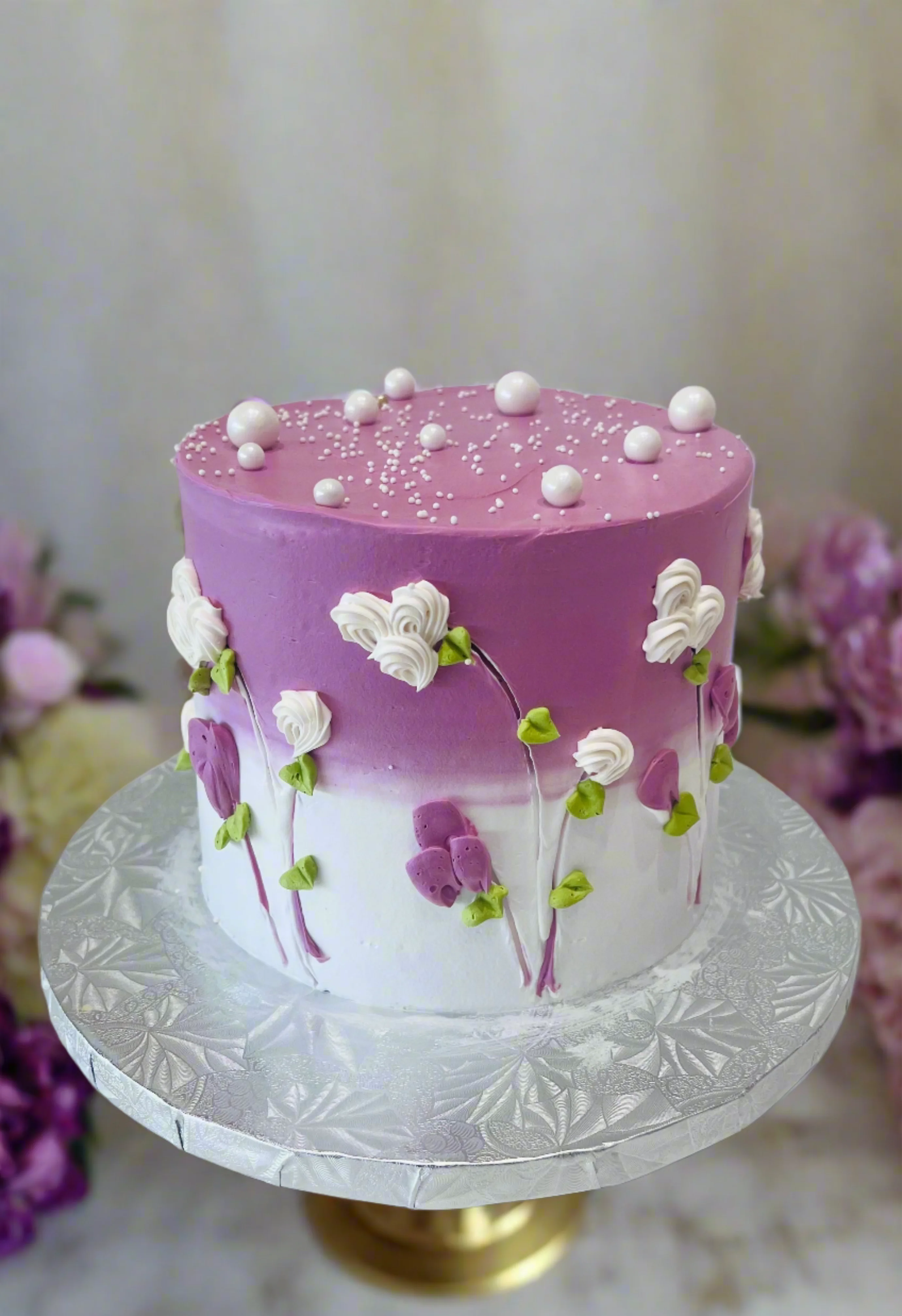 Anayat Purple Cream Cake - Image 3