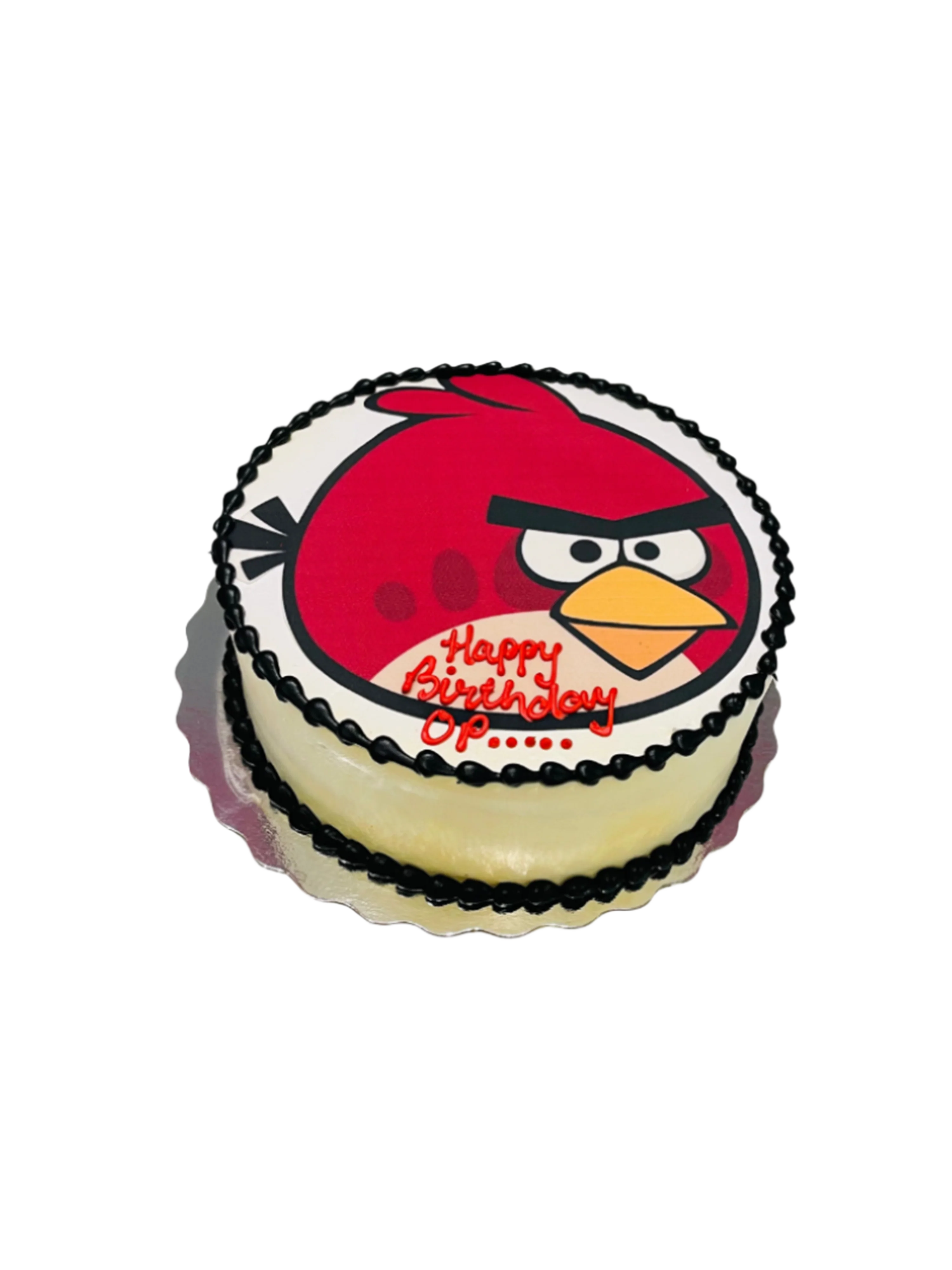 Angry Bird Photo Cake