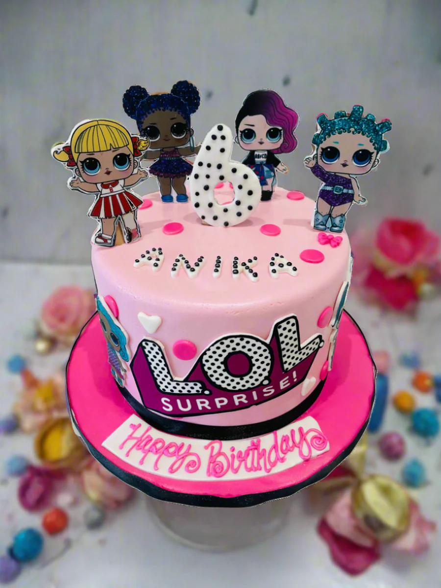 Anika LOL Surprise Fondant Cake - Image 2