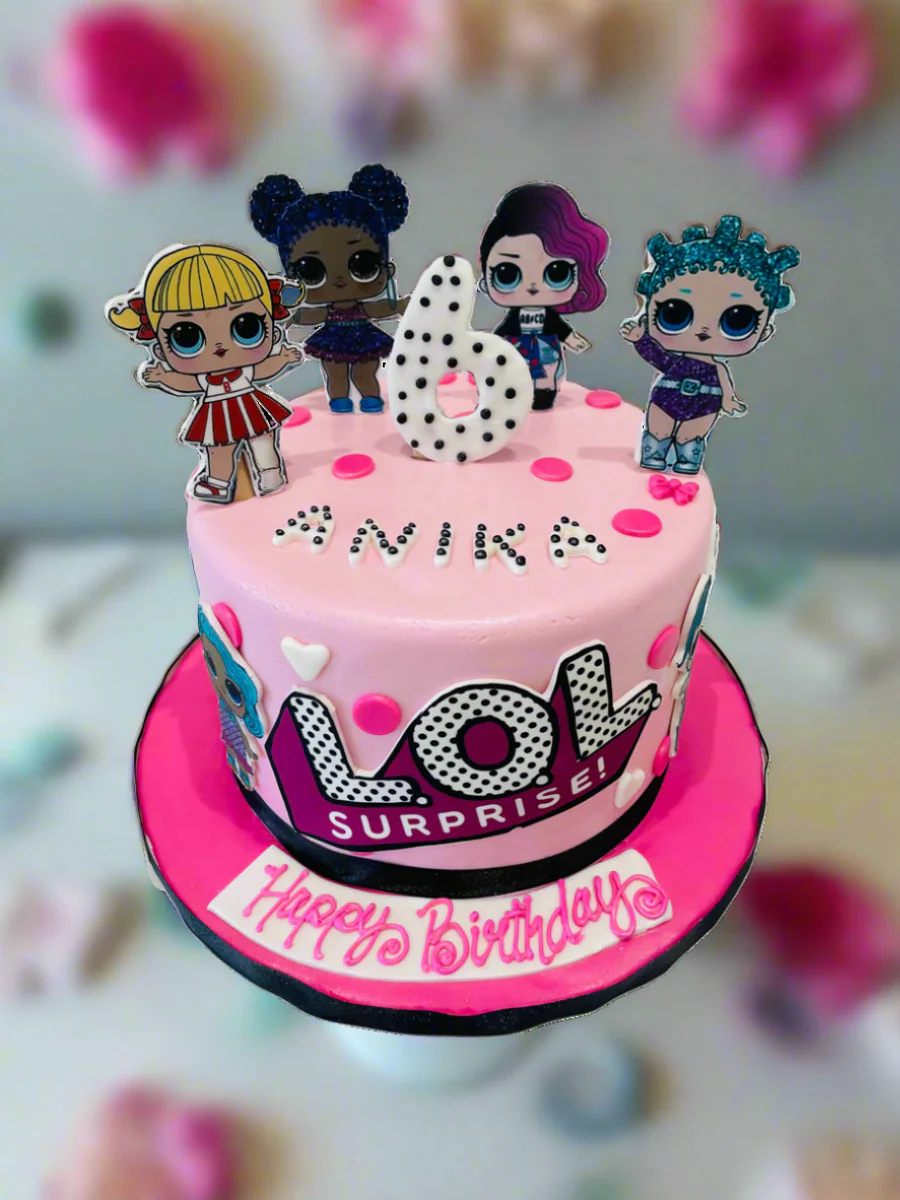 Anika LOL Surprise Fondant Cake - Image 3