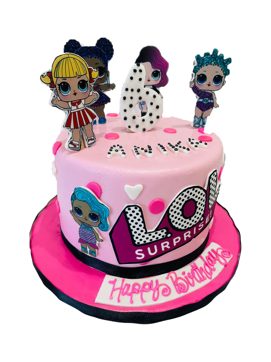Anika LOL Surprise Fondant Cake - Image 4