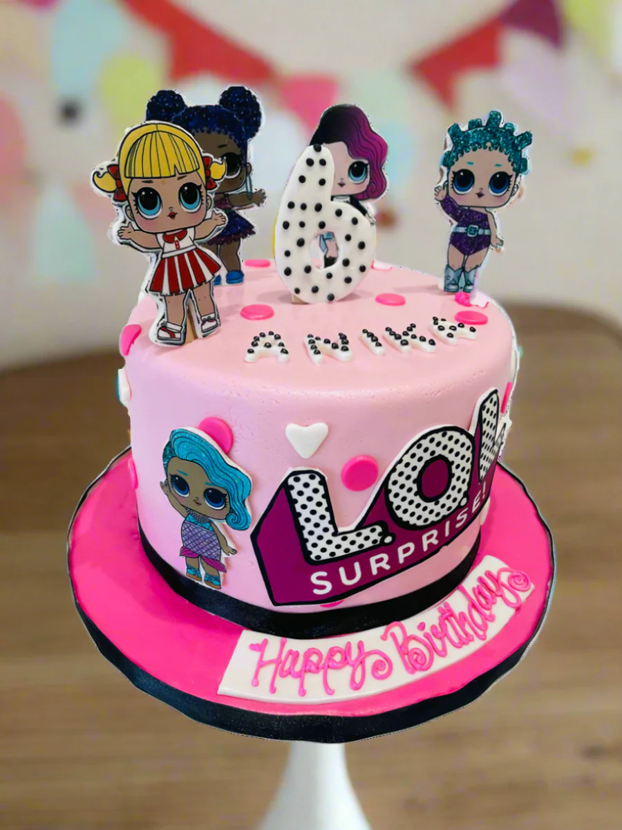 Anika LOL Surprise Fondant Cake - Image 5