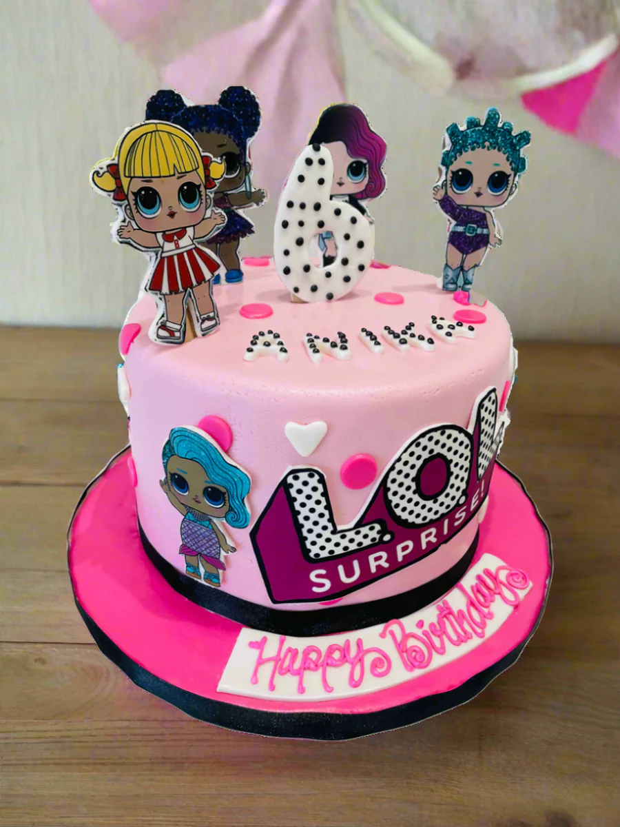 Anika LOL Surprise Fondant Cake - Image 6