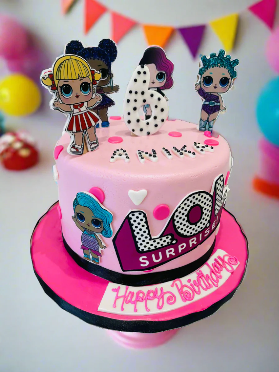 Anika LOL Surprise Fondant Cake - Image 7
