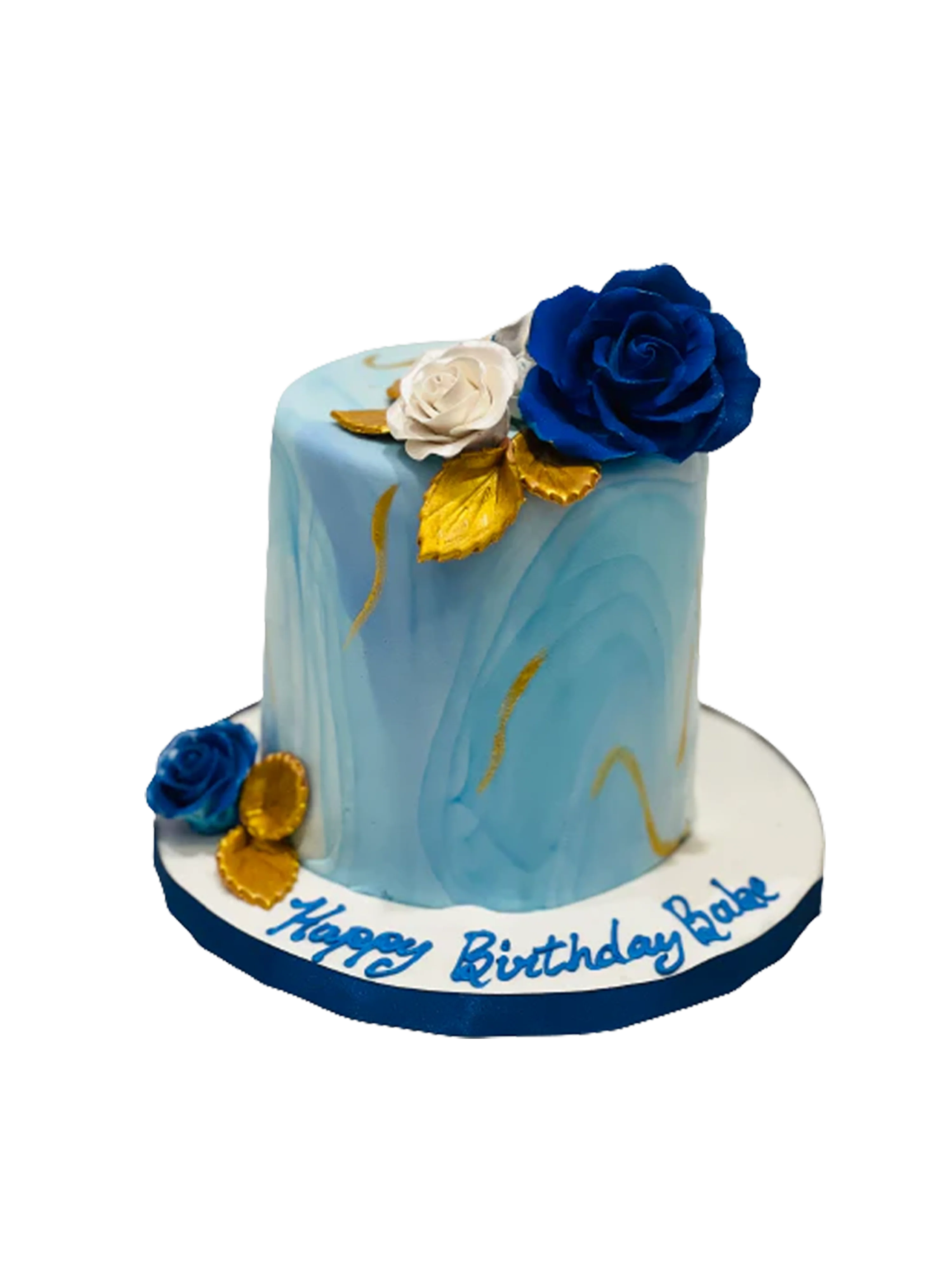 Anitah Marbleized Fondant Cake
