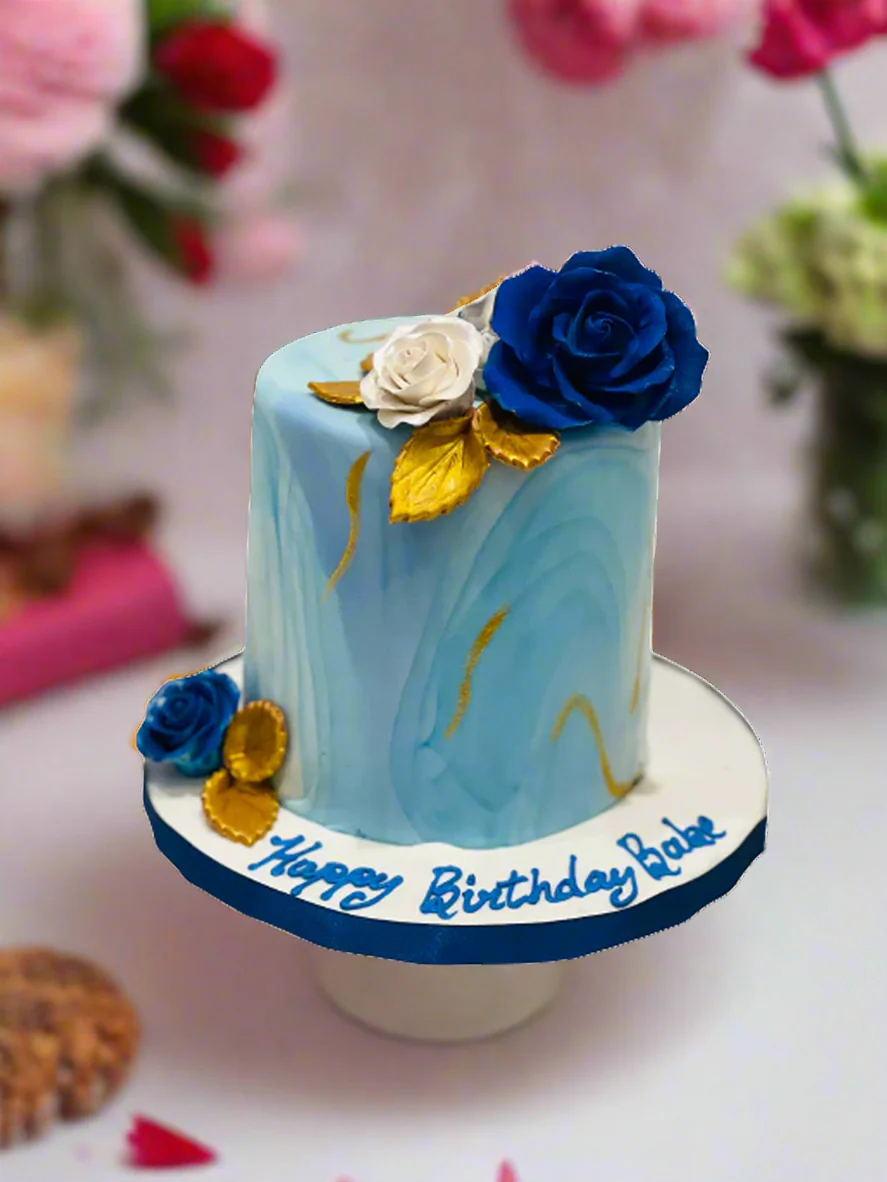 Anitah Marbleized Fondant Cake - Image 3