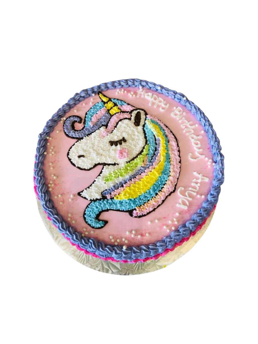 Anya Unicorn Birthday Cake