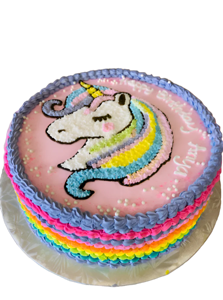 Anya Unicorn Birthday Cake - Image 4